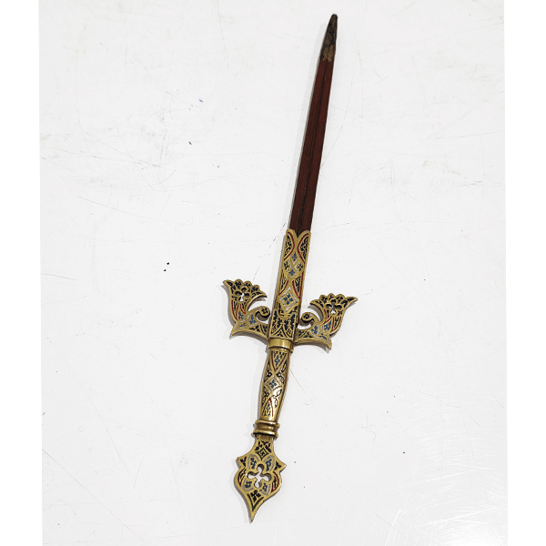 Abrecartas Toledo damasquinado