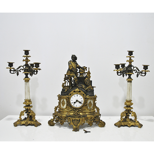 Reloj guarnición Napoleón III