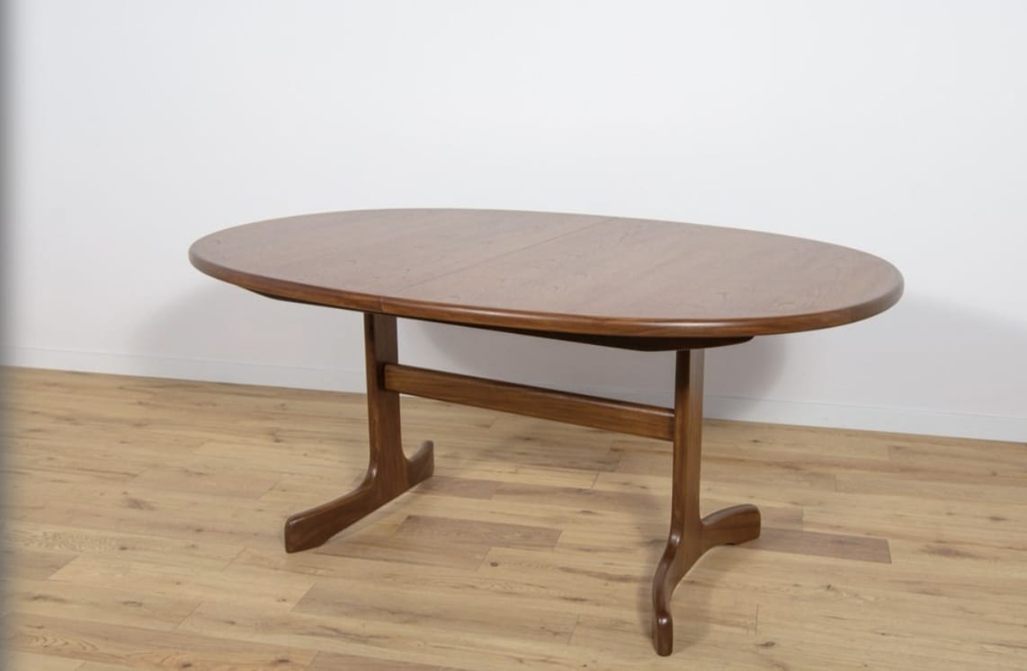 Mesa de comedor de teca Gplan - Imagen 2