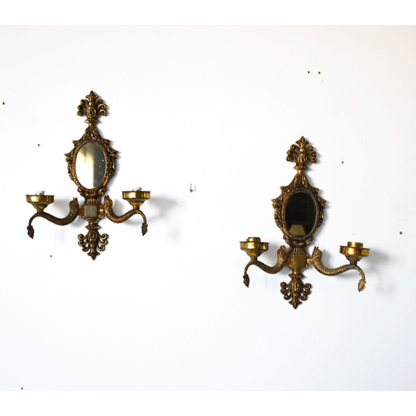 Pareja de apliques con 2 luces