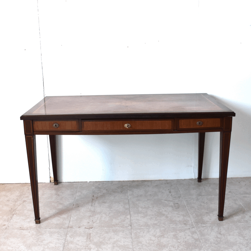 Mesa escritorio Luis XVI marquetería