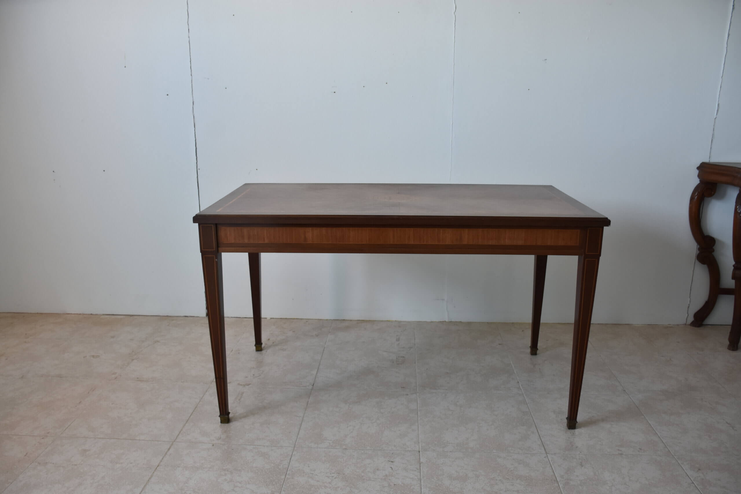 Mesa escritorio Luis XVI marquetería - Imagen 7