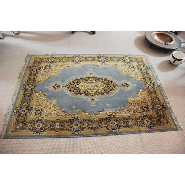 Alfombra tipo persa azul 240 x 165 cm