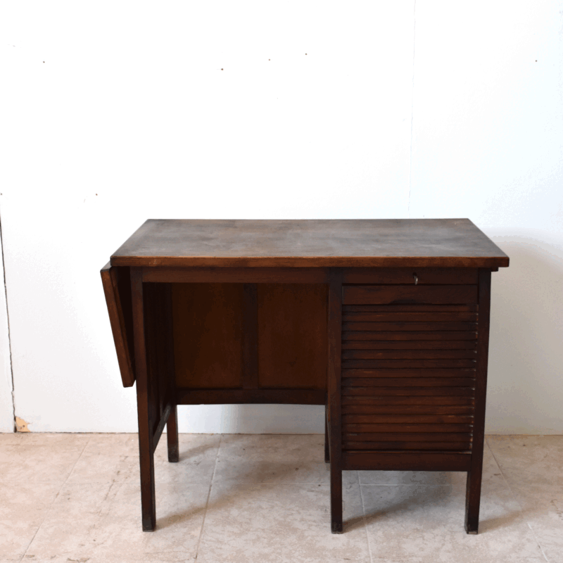 Escritorio antiguo persiana y ala abatible