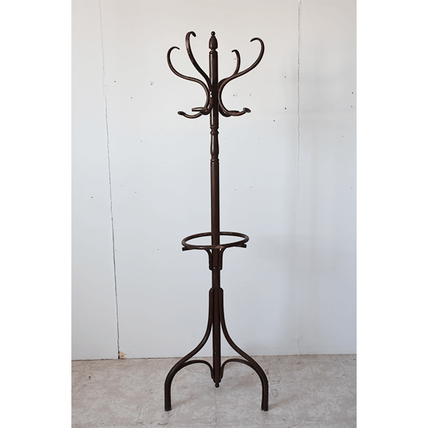 Perchero antiguo de pie estilo Thonet
