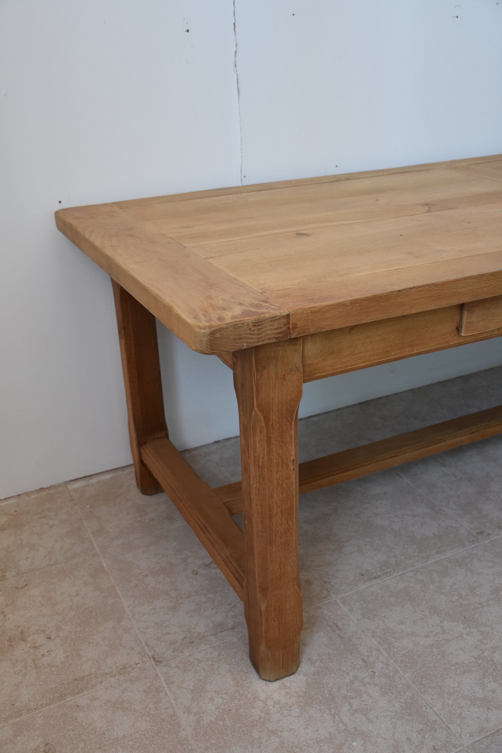 Gran mesa de cocina madera roble extensibles - Imagen 6