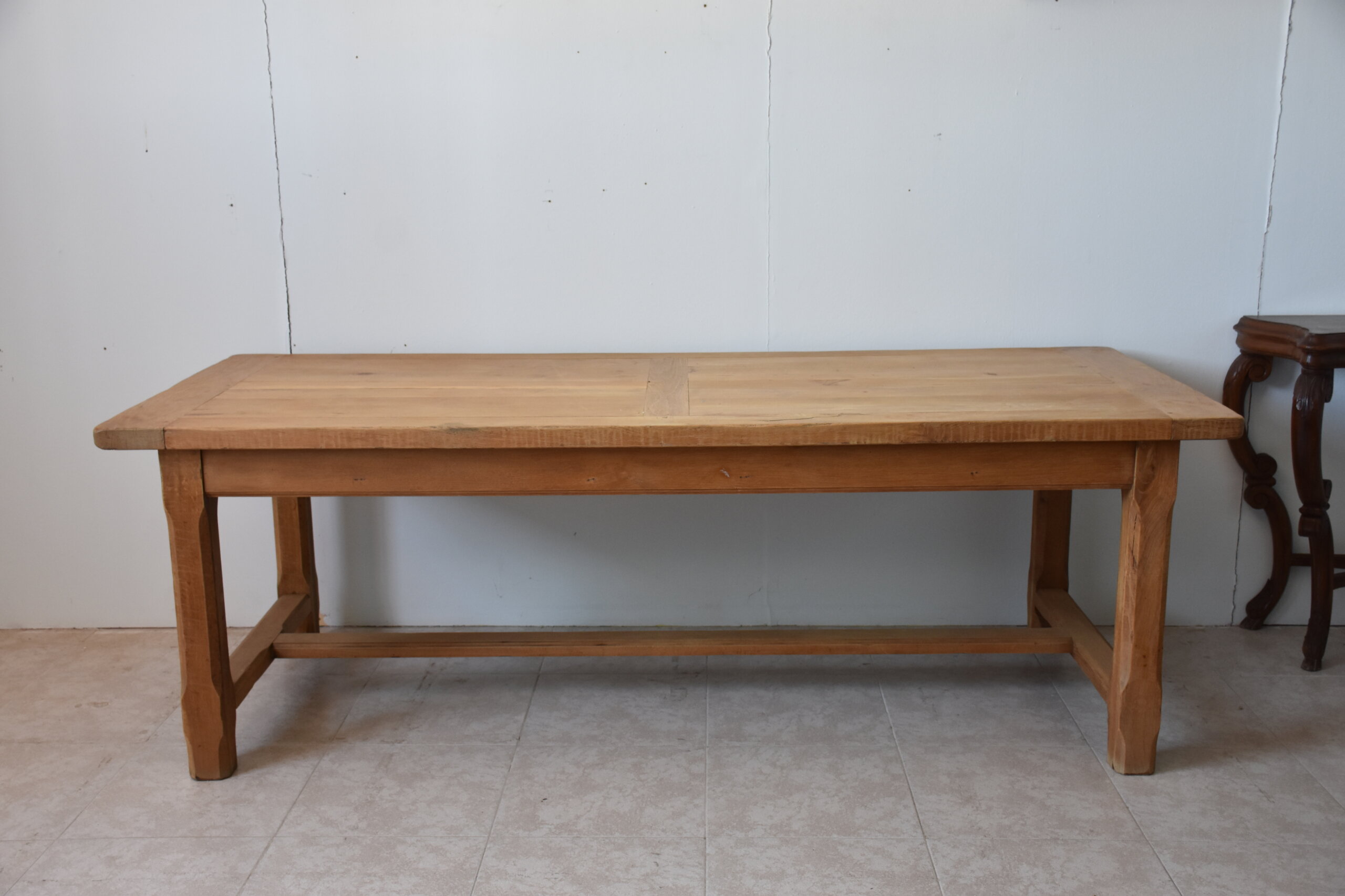 Gran mesa de cocina madera roble extensibles - Imagen 11
