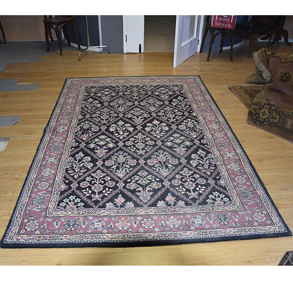 Alfombra azul marino 238 x 161 cm