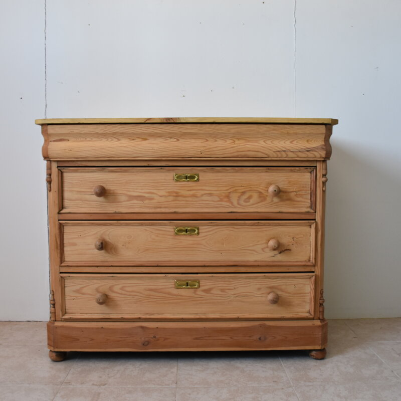 Cómoda antigua madera natural pino