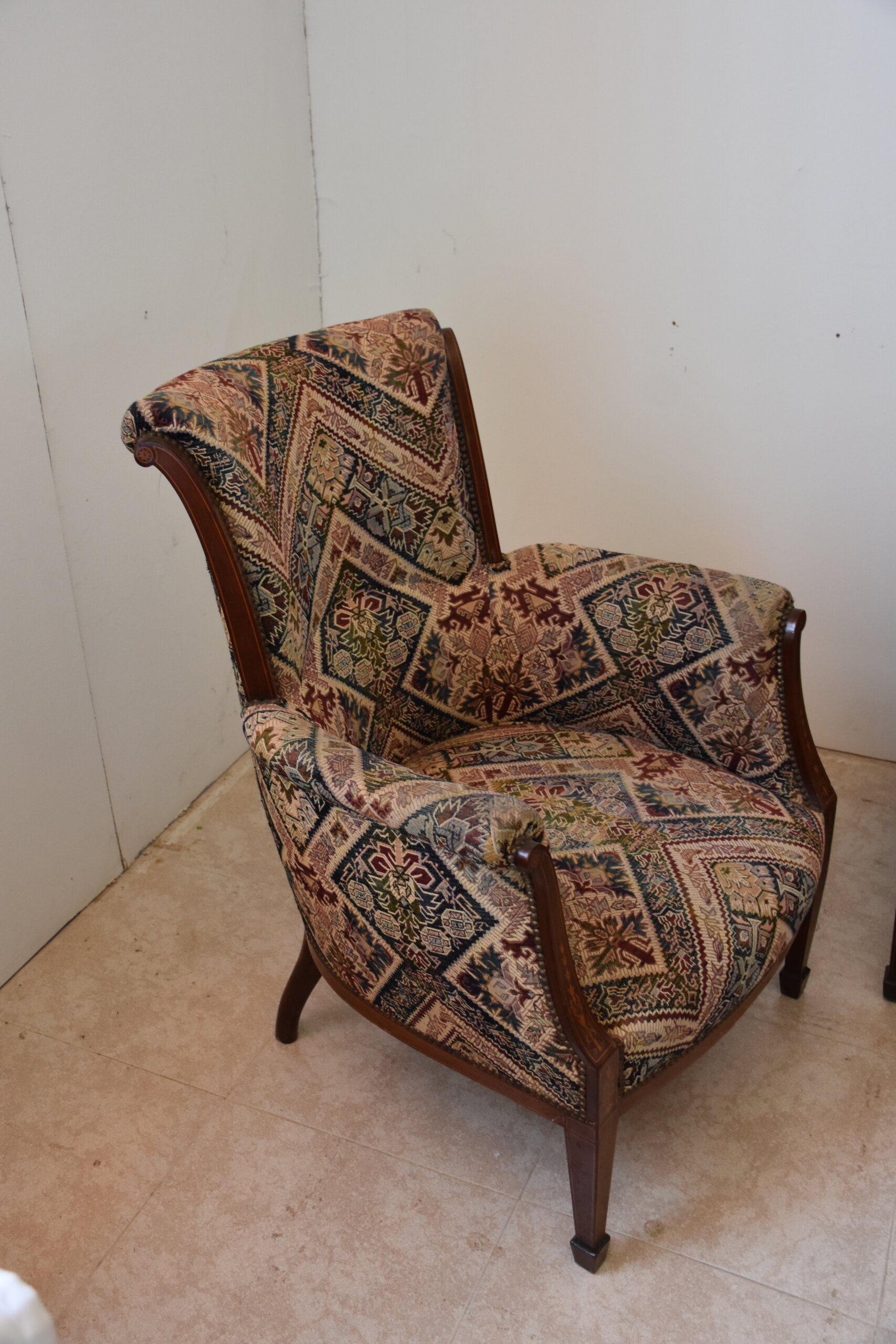 Tresillo sofá y sillones tapizados - Imagen 2