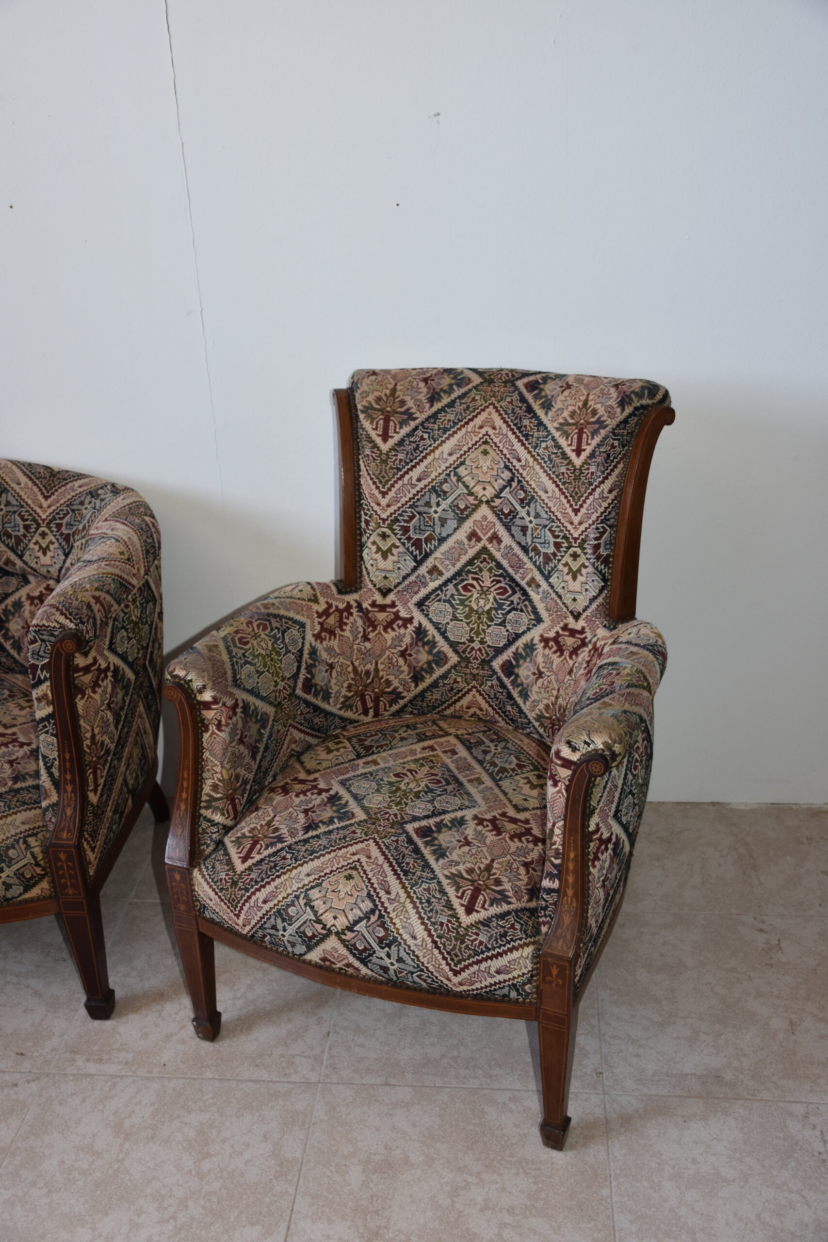 Tresillo sofá y sillones tapizados - Imagen 7