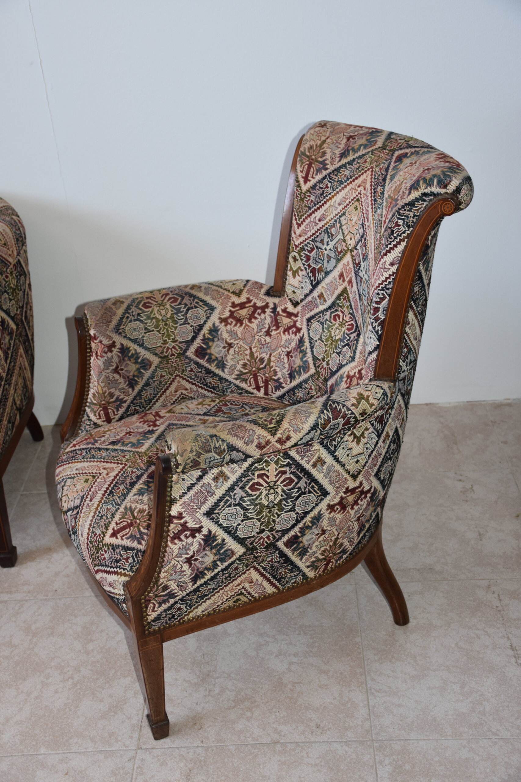 Tresillo sofá y sillones tapizados - Imagen 3