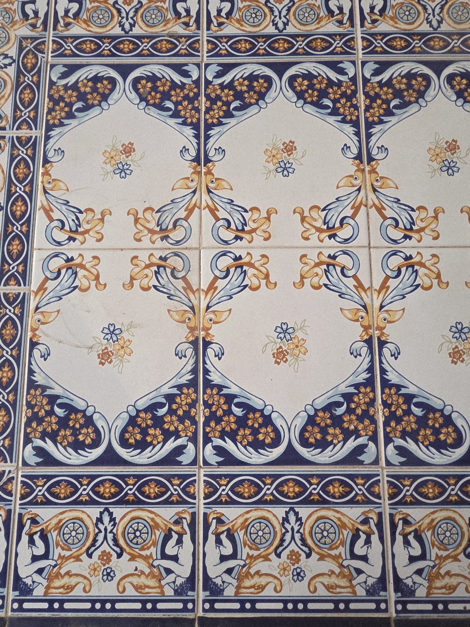 Mesa de hierro y azulejos de cerámica - Imagen 9