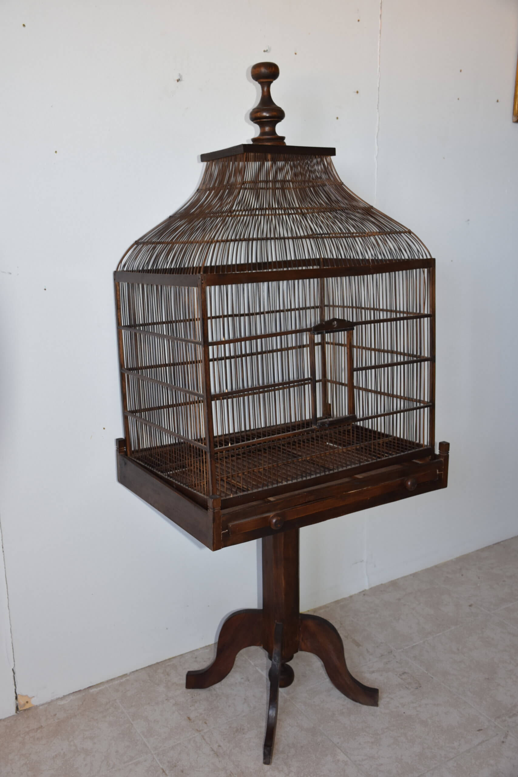Jaula antigua para pájaros - Imagen 5