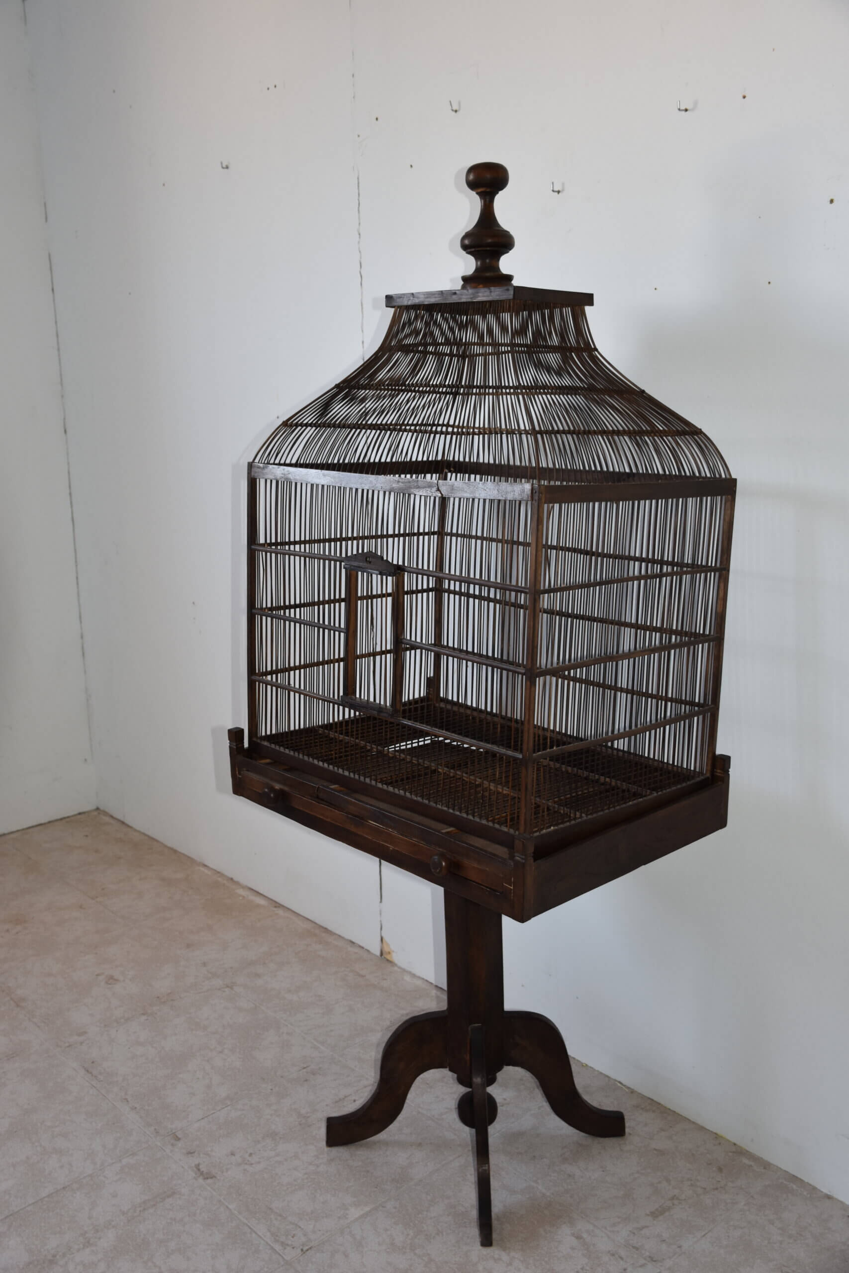 Jaula antigua para pájaros - Imagen 6