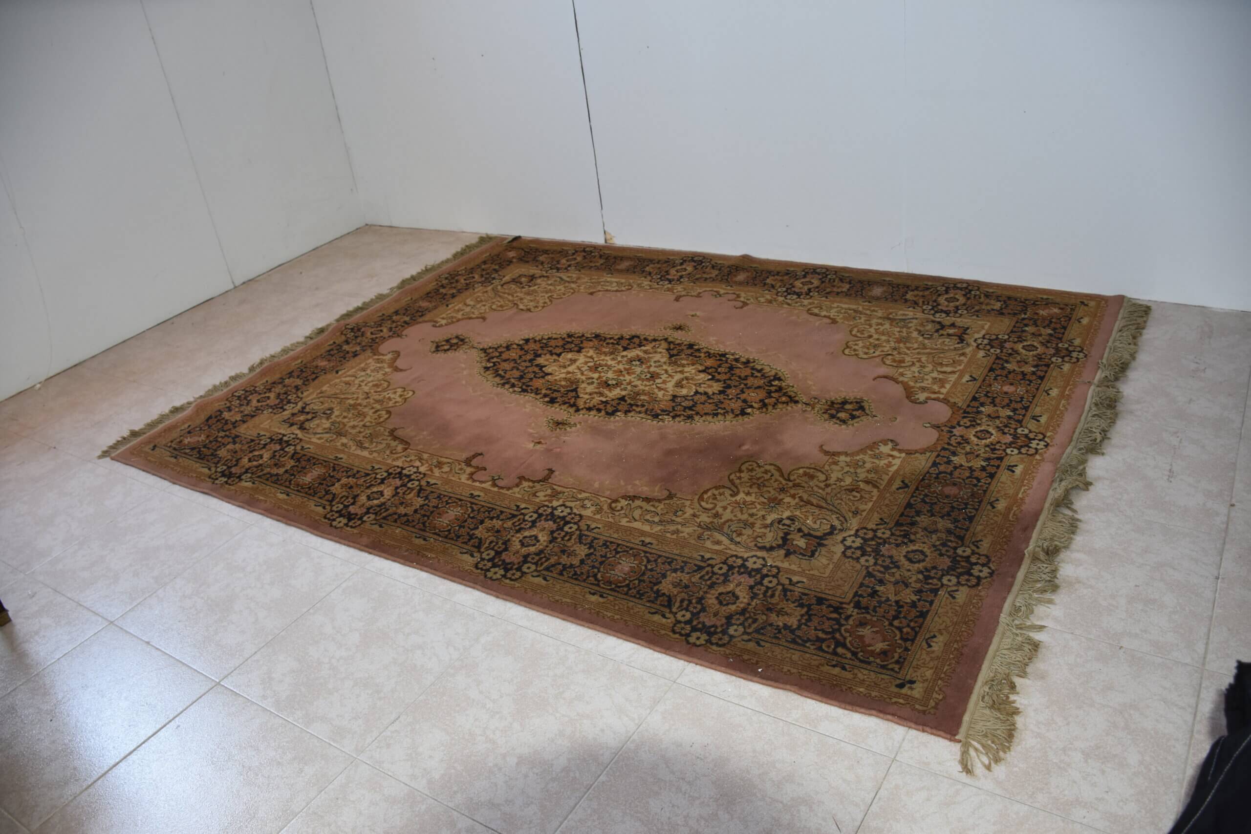 Alfombra azul y rosa 261 x 192 cm - Imagen 2