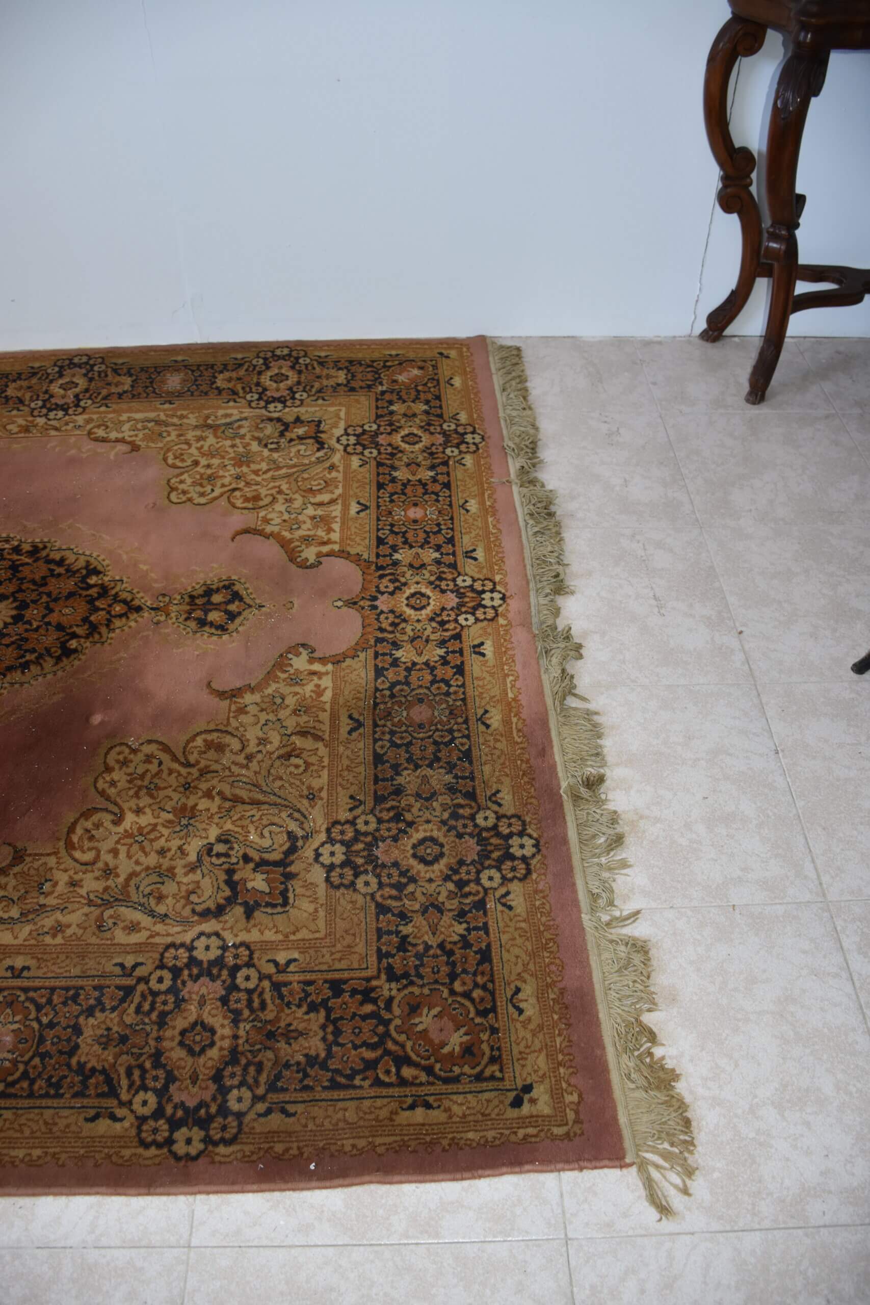 Alfombra azul y rosa 261 x 192 cm - Imagen 4