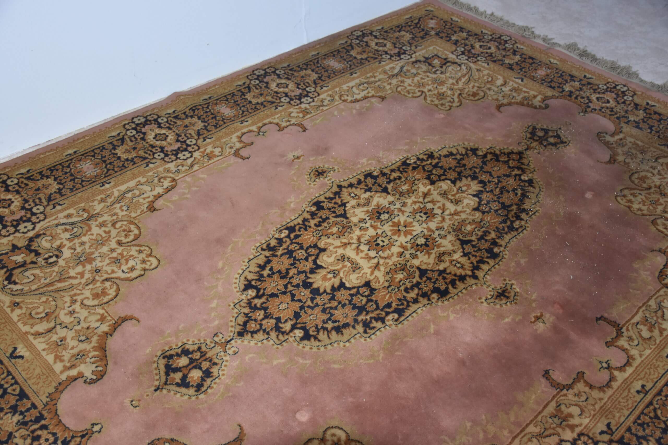Alfombra azul y rosa 261 x 192 cm - Imagen 6