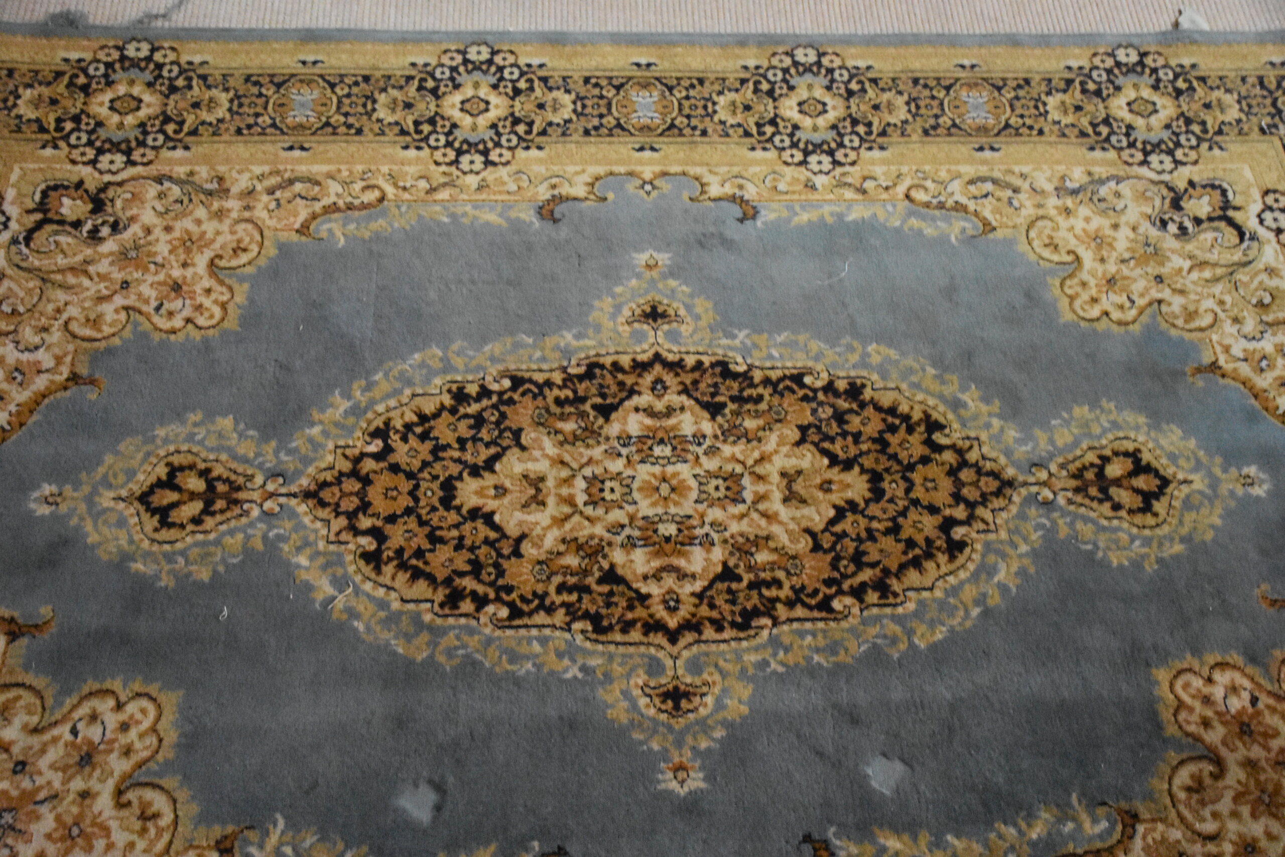 Alfombra tipo persa azul 240 x 165 cm - Imagen 4