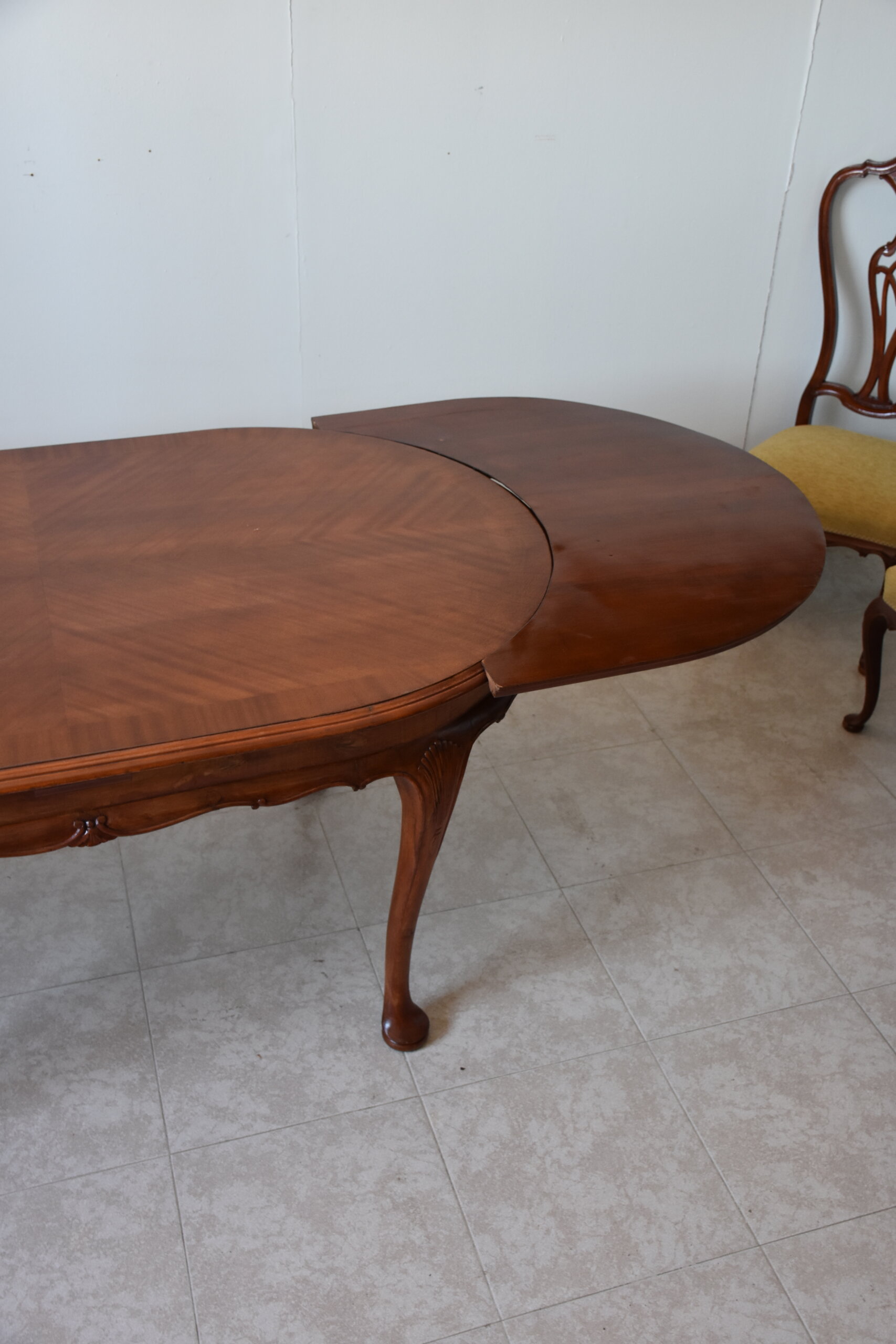 Conjunto de comedor Chippendale con mesa extensible y 6 sillas - Imagen 8
