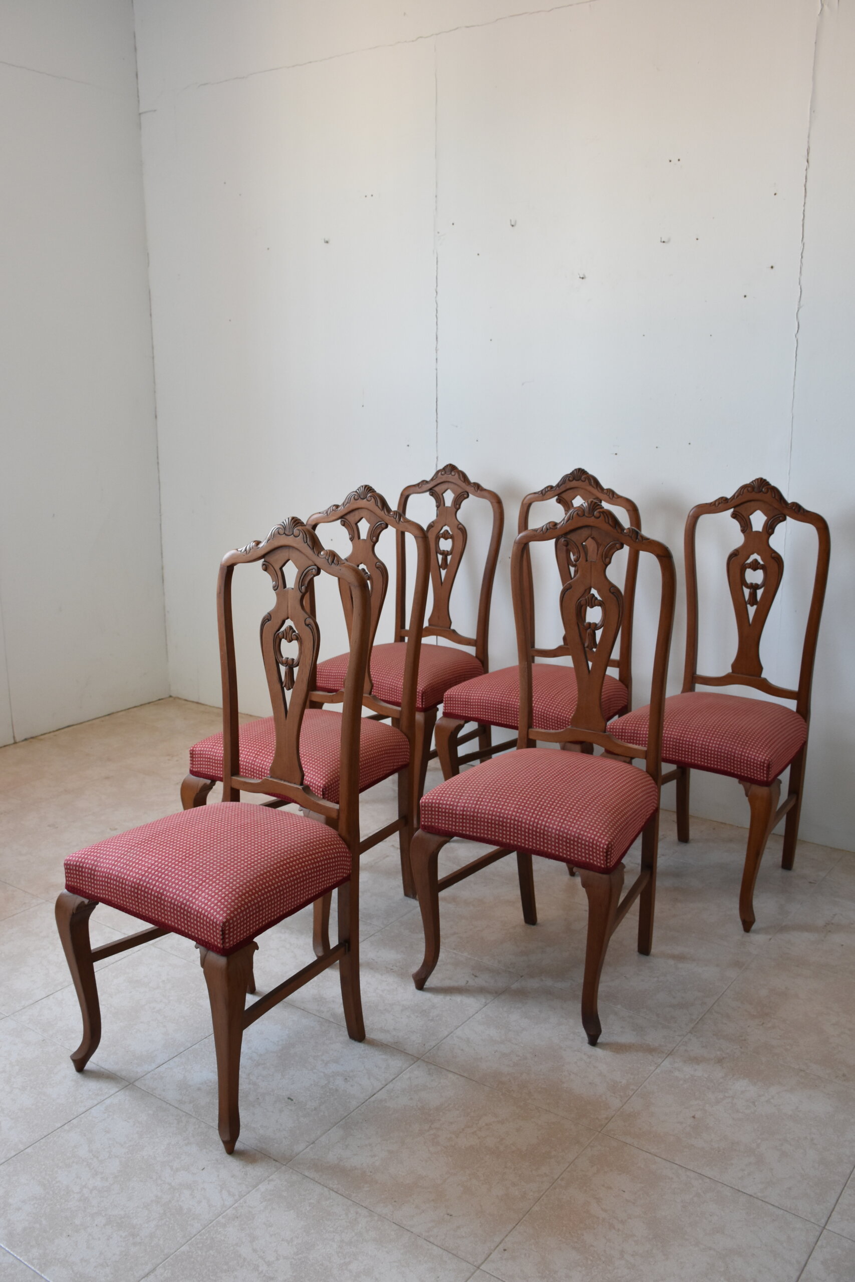 Conjunto comedor Isabelino con mesa extensible - Imagen 3