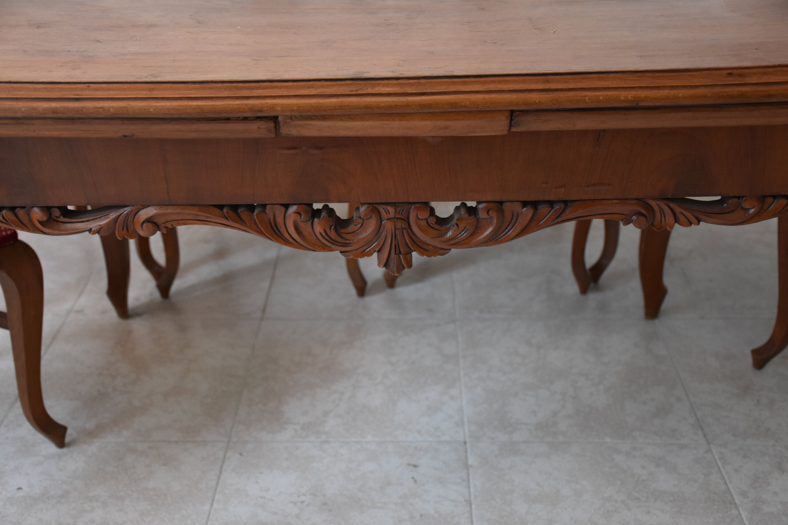 Conjunto comedor Isabelino con mesa extensible - Imagen 7