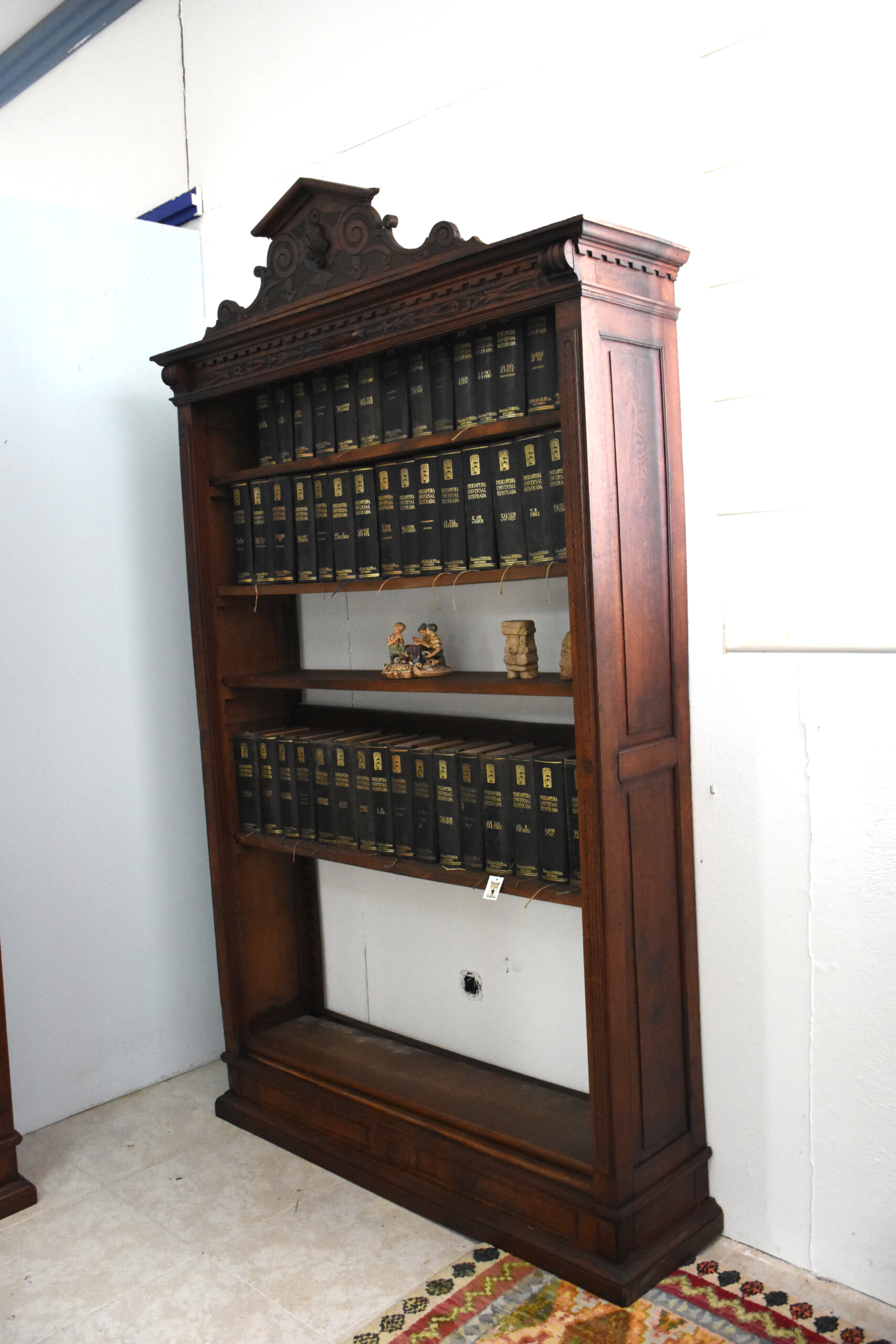 Pareja de estanterías librerías antiguas Alfonsinas - Imagen 3