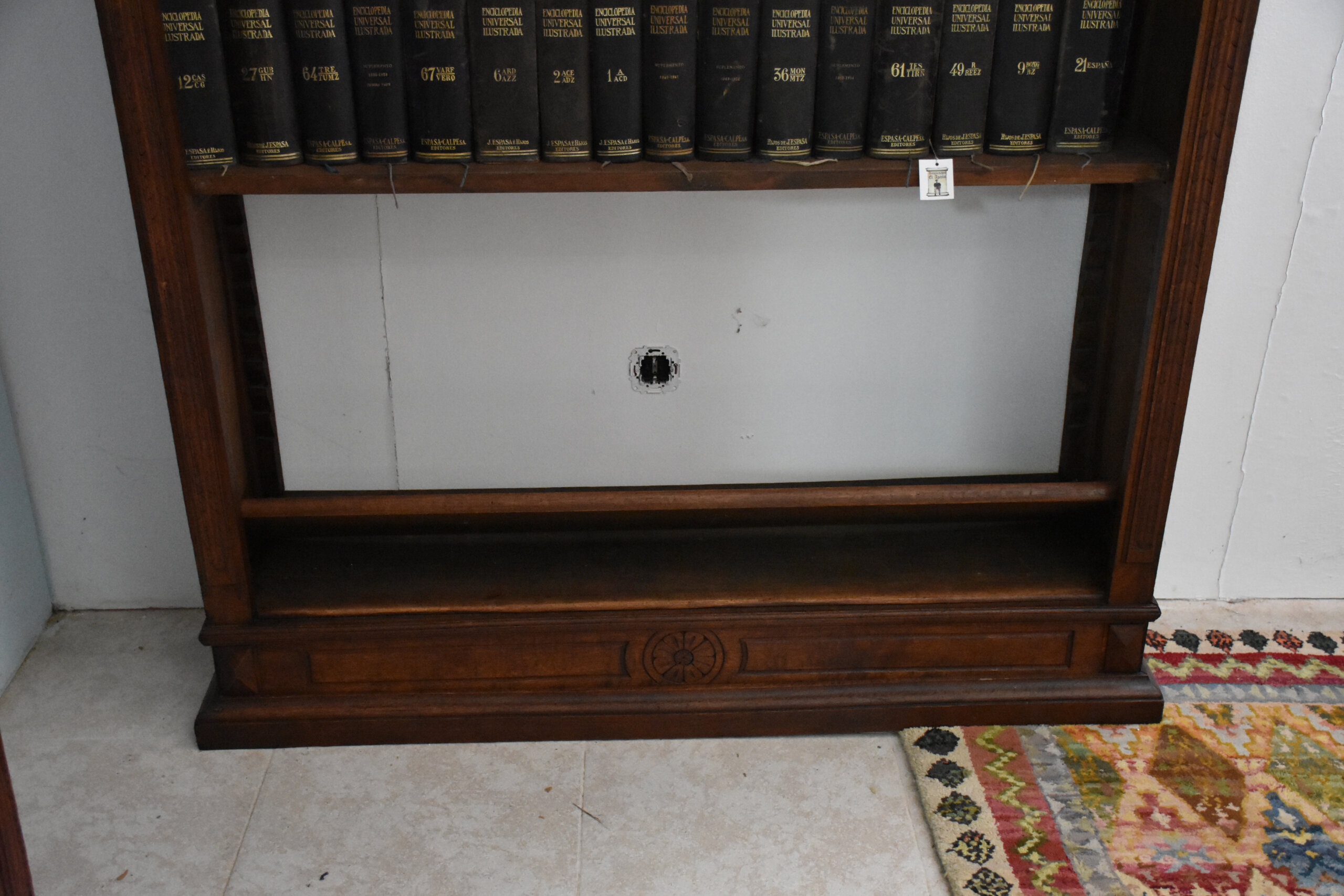Pareja de estanterías librerías antiguas Alfonsinas - Imagen 8