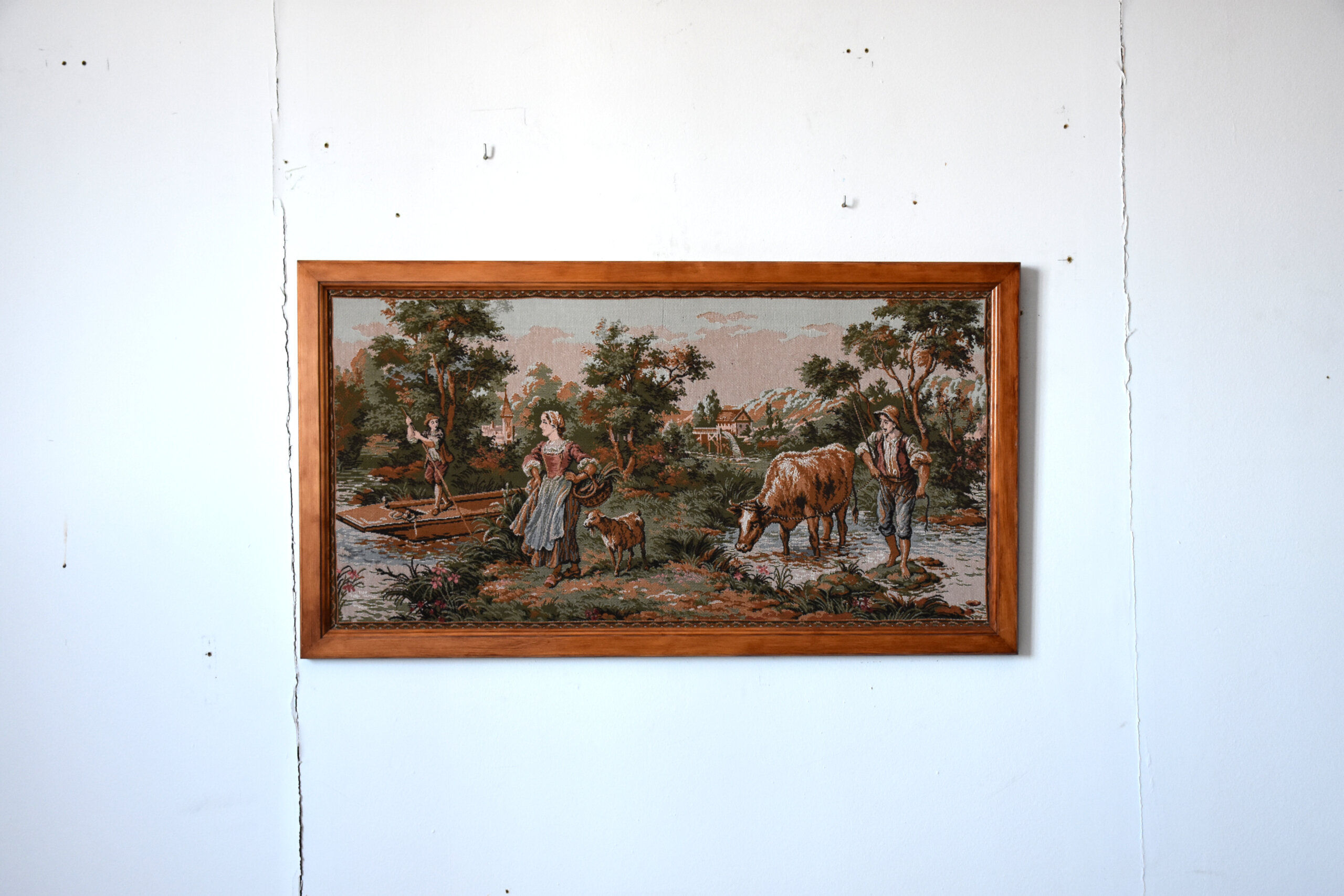 Tapiz con escena campestre y pastoril - Imagen 2