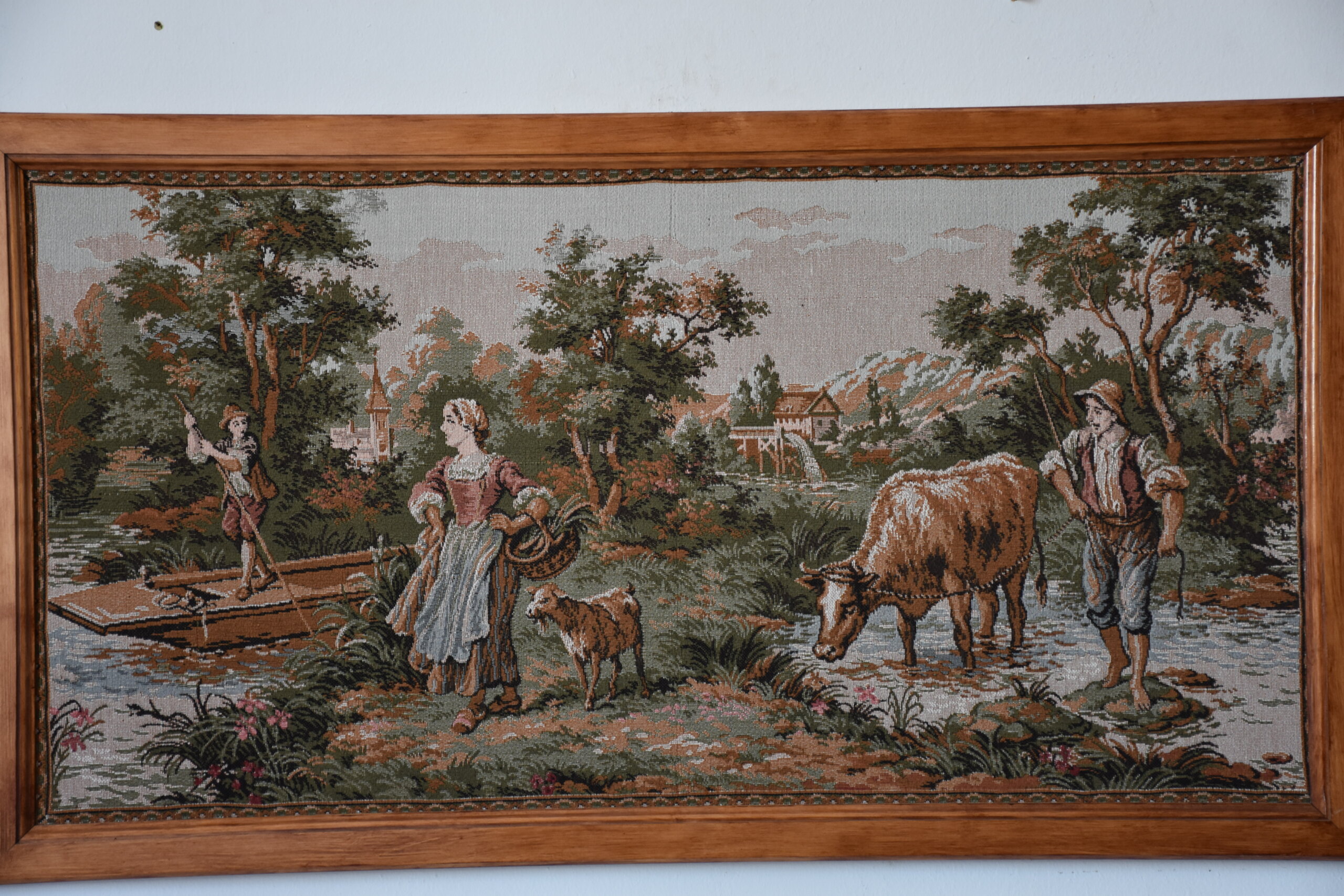 Tapiz con escena campestre y pastoril - Imagen 3