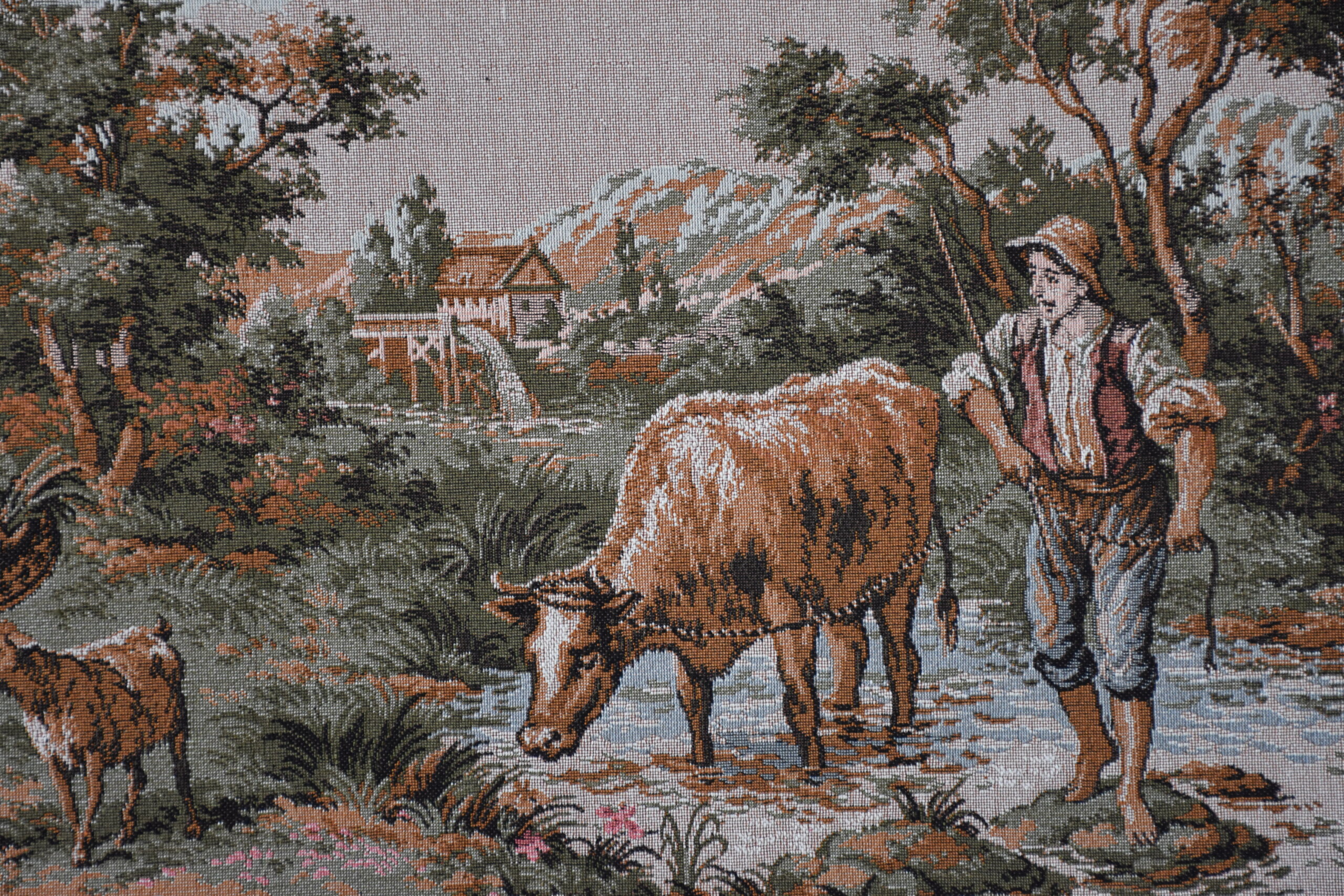 Tapiz con escena campestre y pastoril - Imagen 7