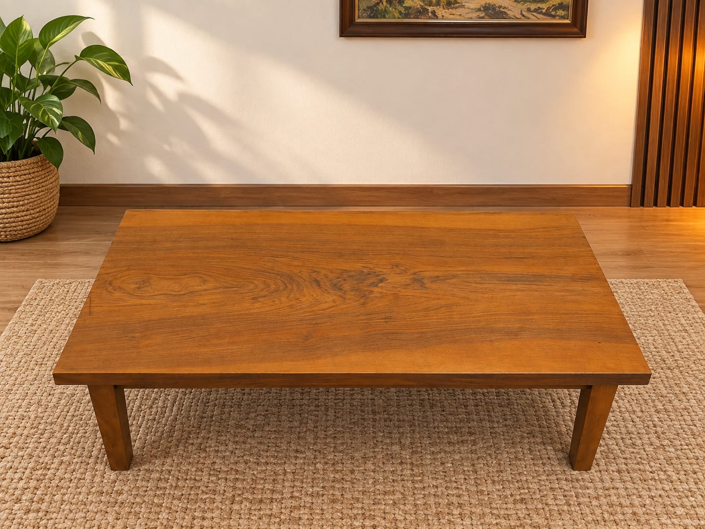 Mesa de centro extensible rectangular nórdica - Imagen 2