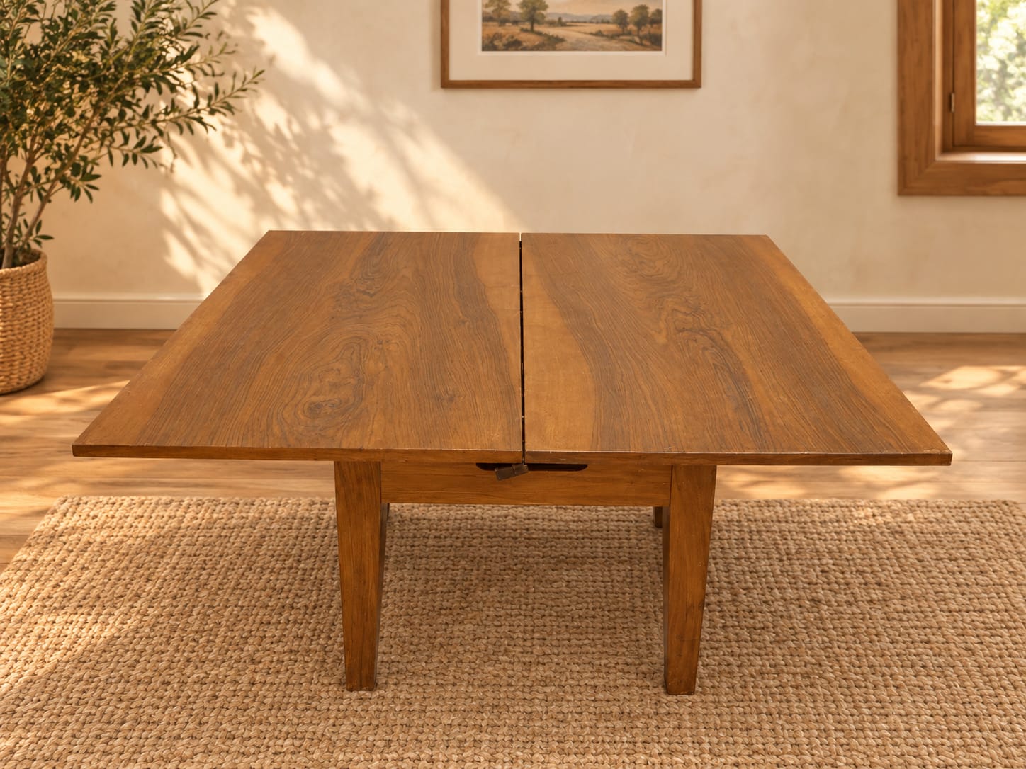 Mesa de centro extensible rectangular nórdica - Imagen 5