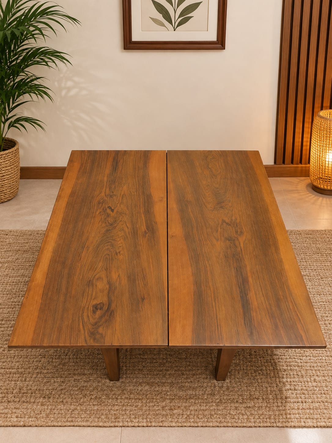 Mesa de centro extensible rectangular nórdica - Imagen 6