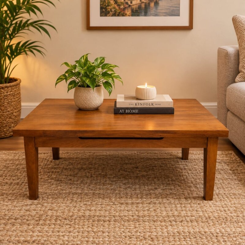 Mesa de centro extensible rectangular nórdica