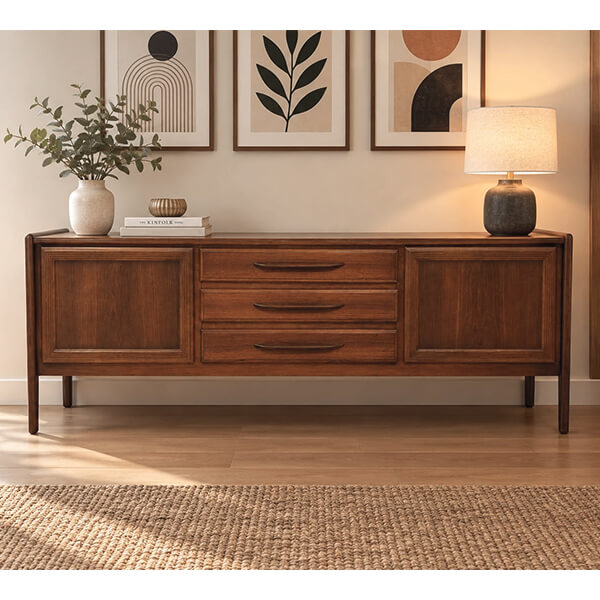Aparador de teca Mid Century