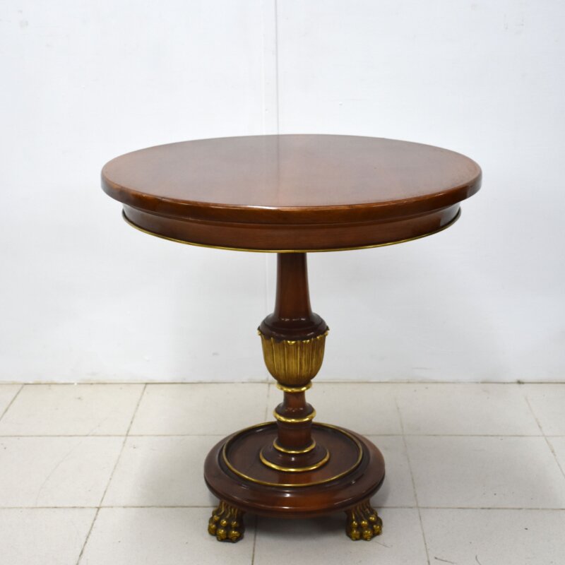 Mesa velador madera estilo Imperio