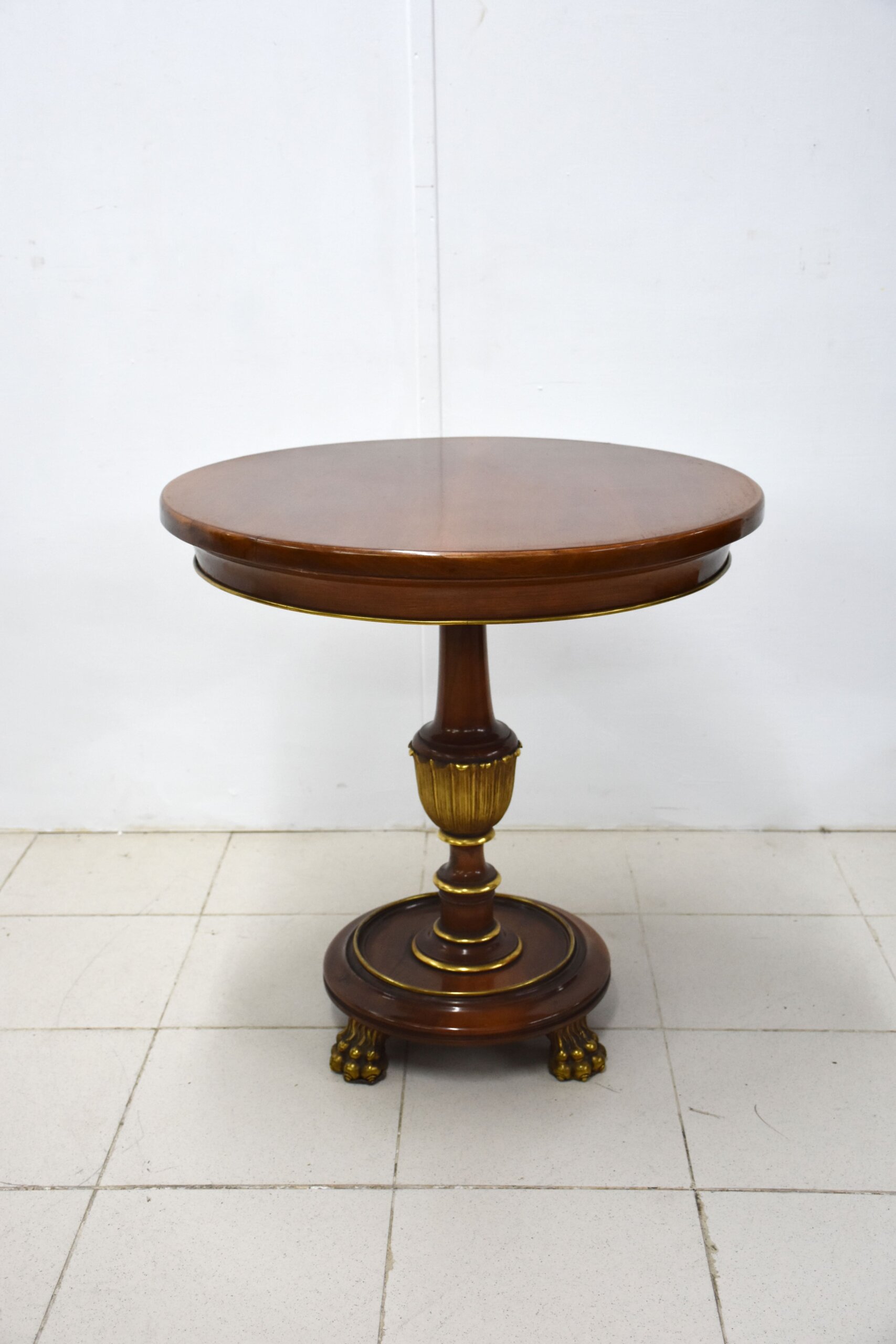 Mesa velador madera estilo Imperio
