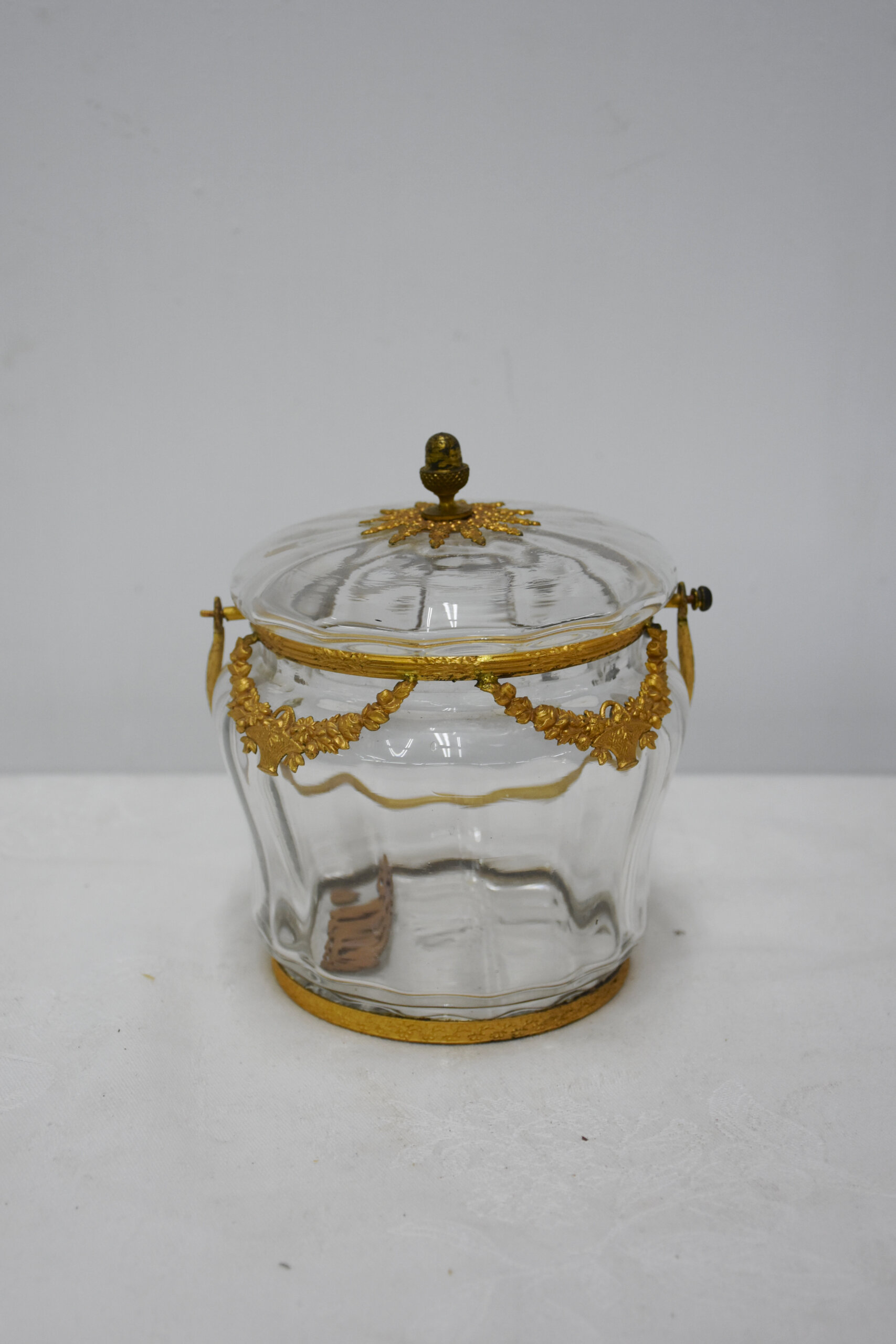 Galletero antiguo Isabelino cristal
