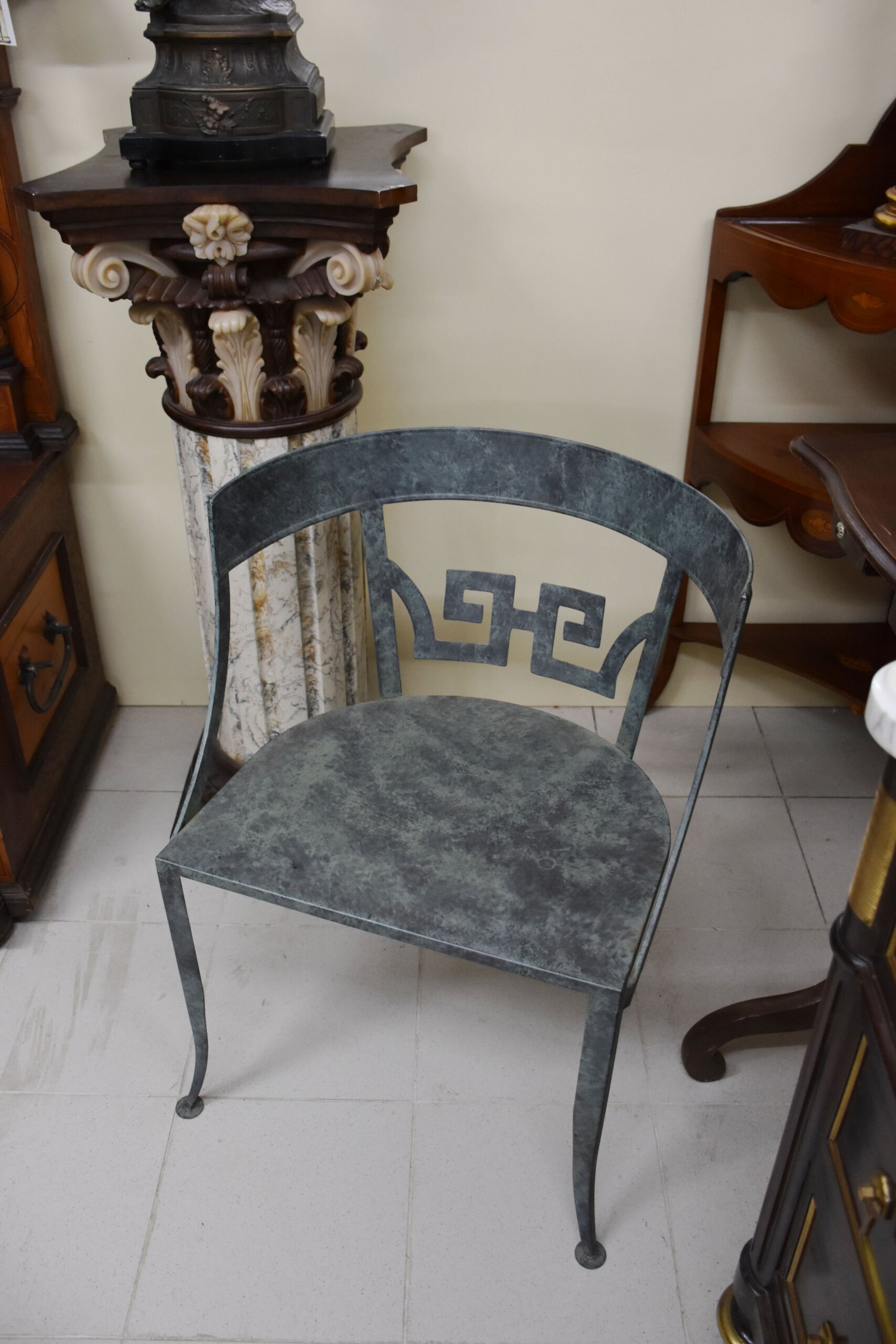 Conjunto gran mesa de forja y juego de 6 sillas - Imagen 4