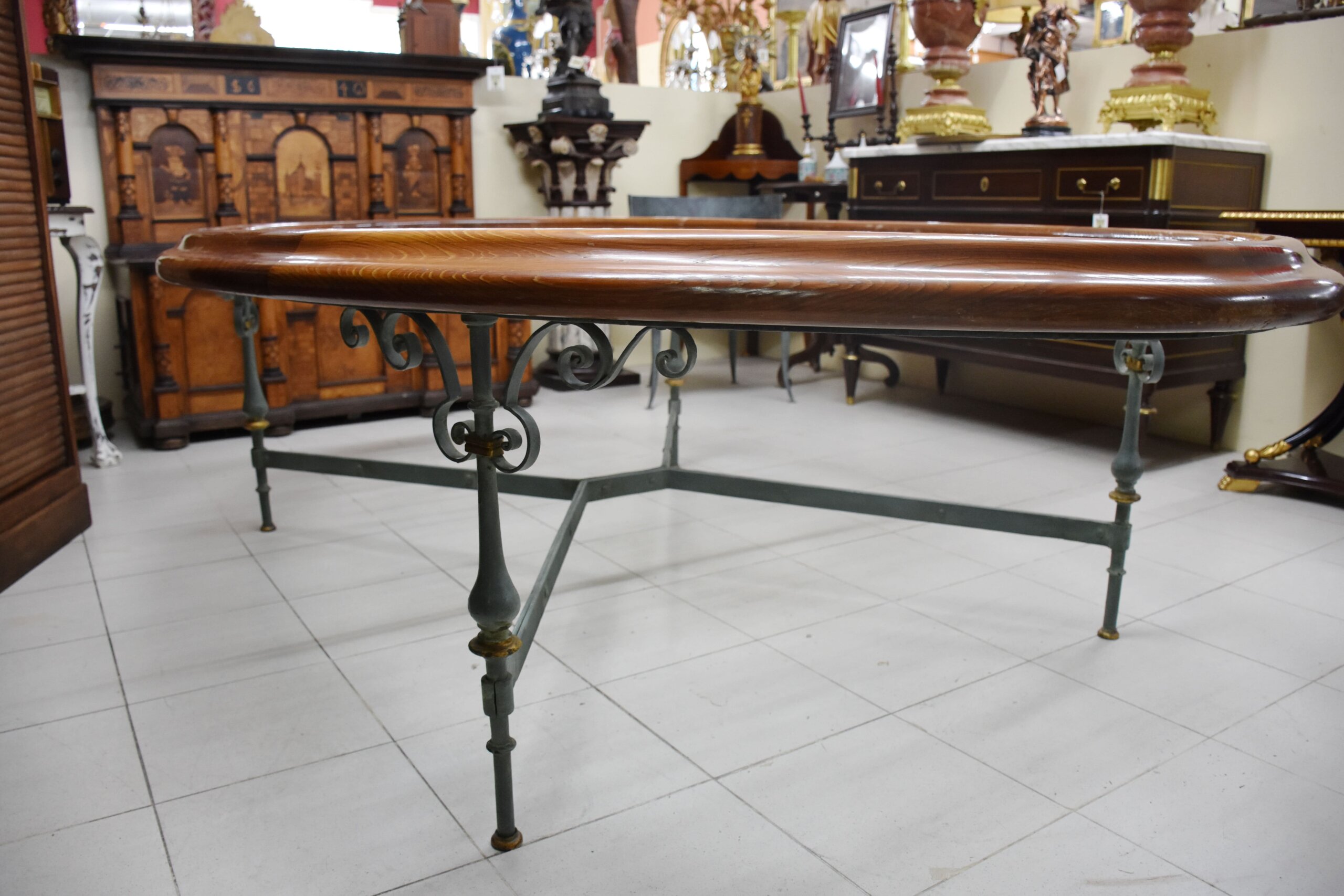 Conjunto gran mesa de forja y juego de 6 sillas - Imagen 7