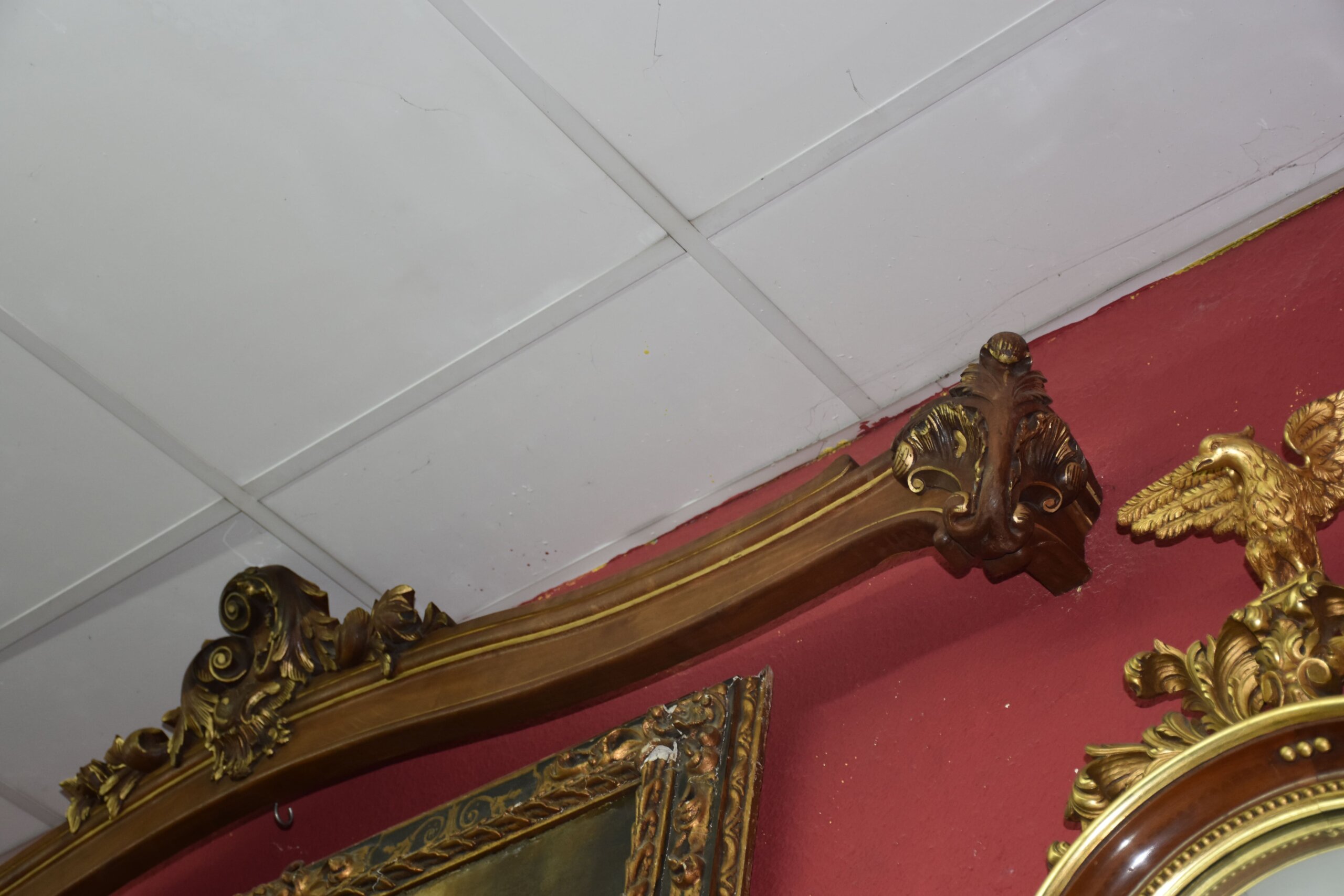 Galería cortinas Luis XV nogal y oro - Imagen 4
