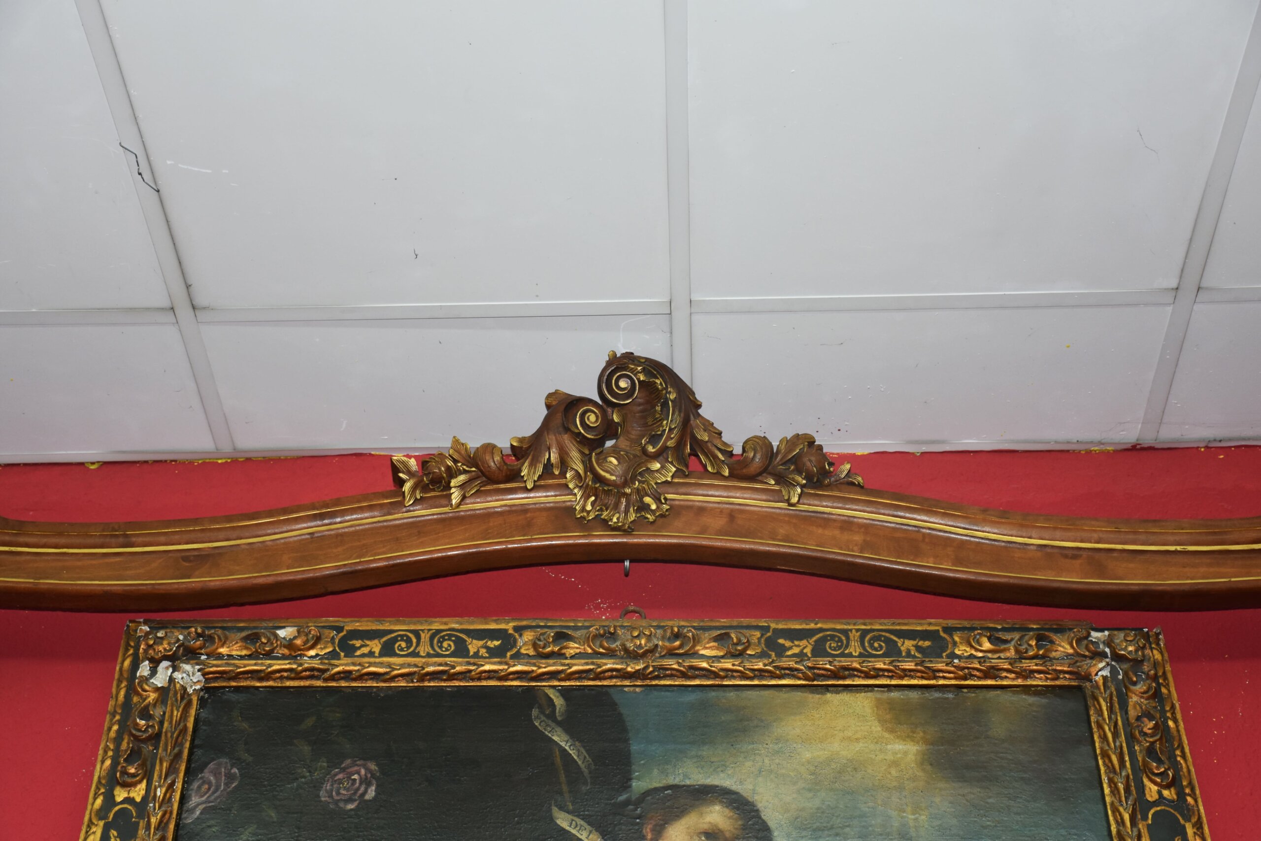 Galería cortinas Luis XV nogal y oro - Imagen 3