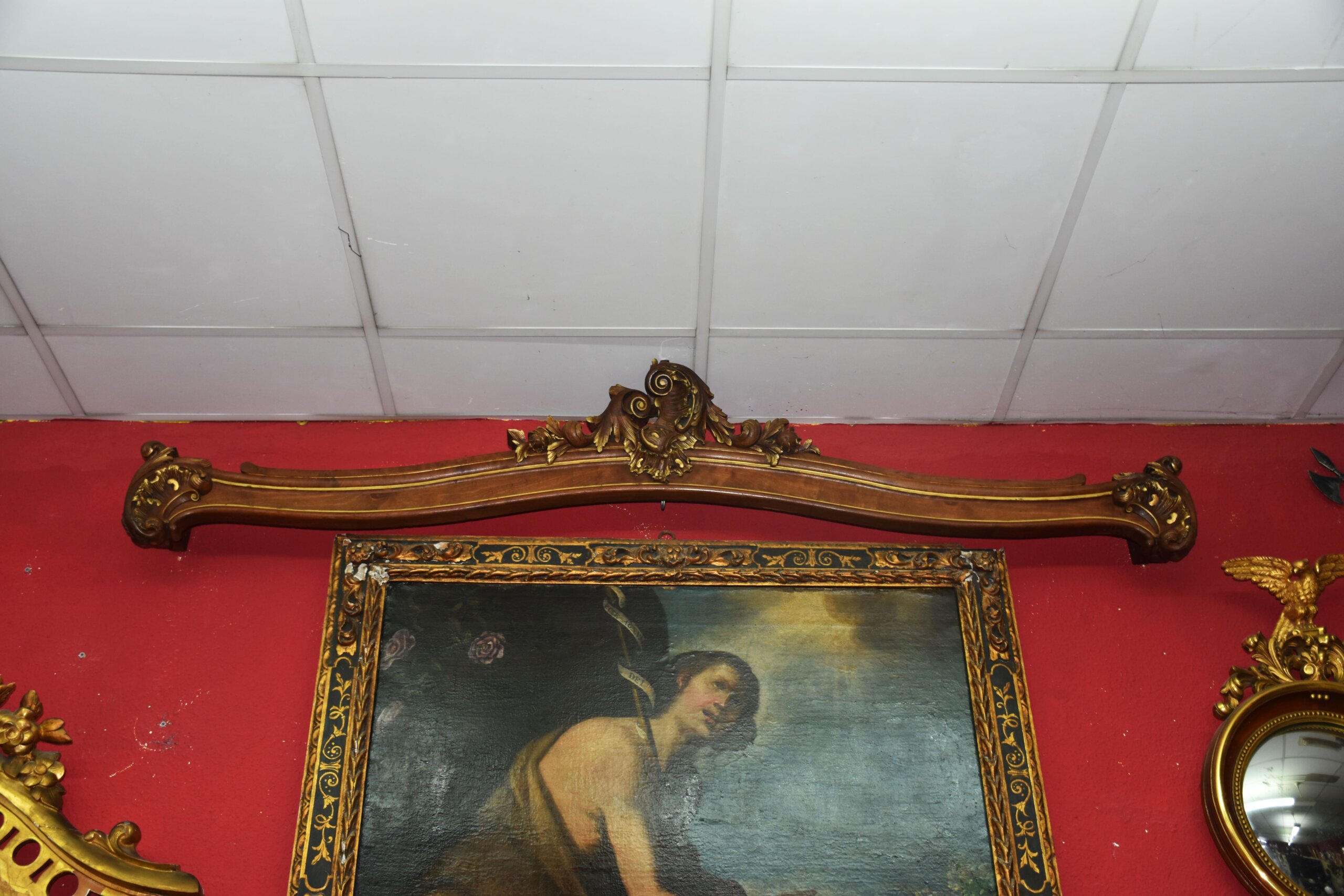 Galería cortinas Luis XV nogal y oro - Imagen 6