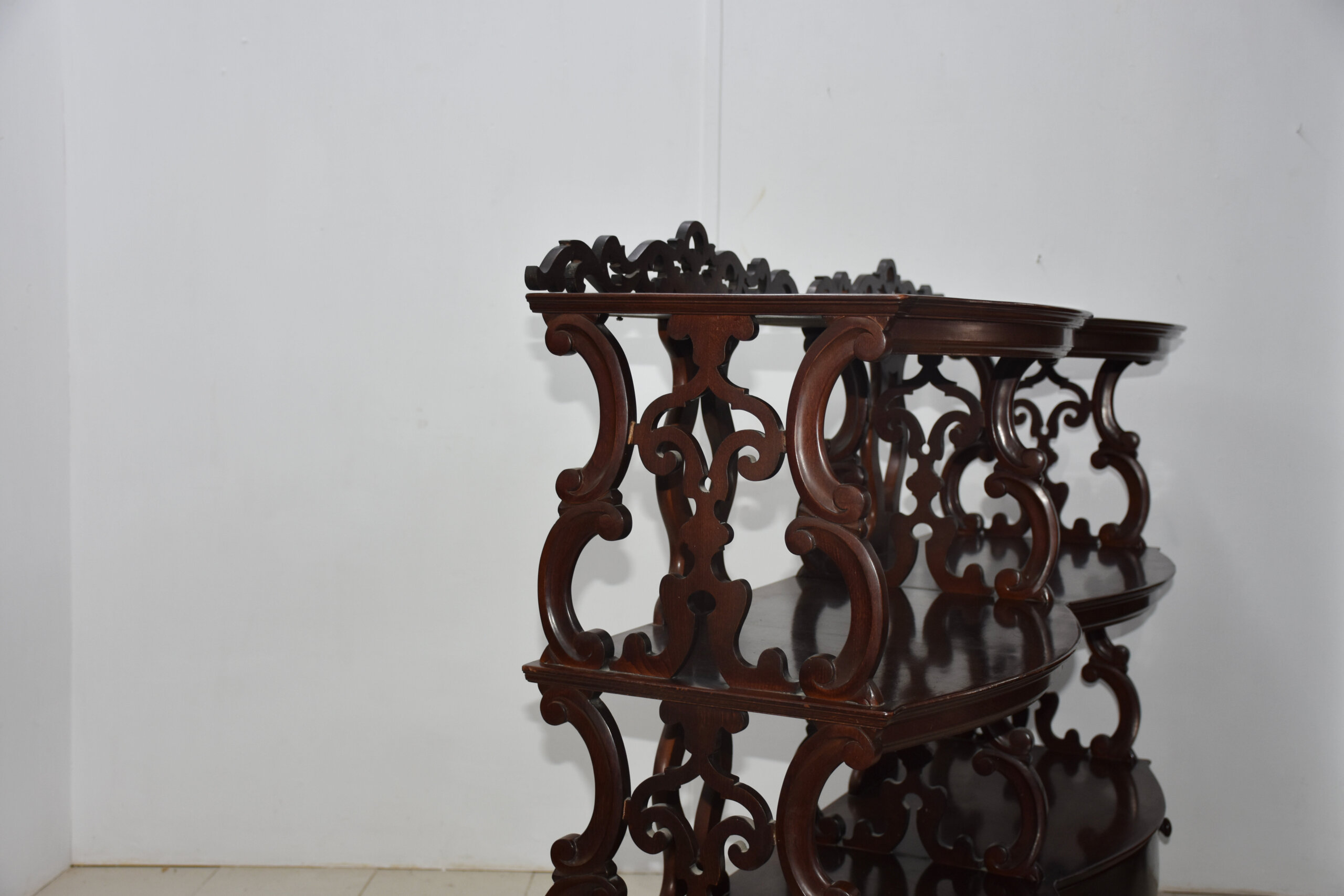 Estantería antigua Victoriana caoba - Imagen 8