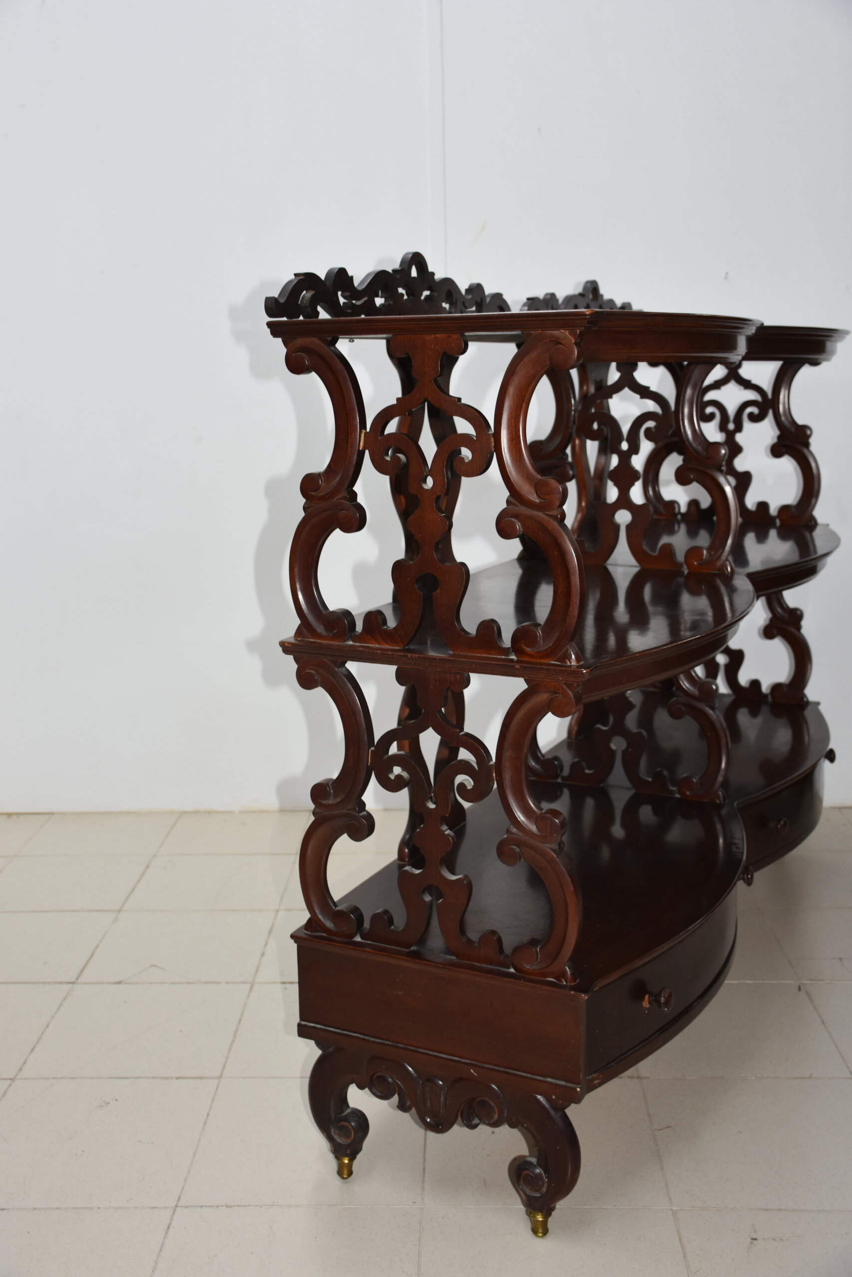 Estantería antigua Victoriana caoba - Imagen 7