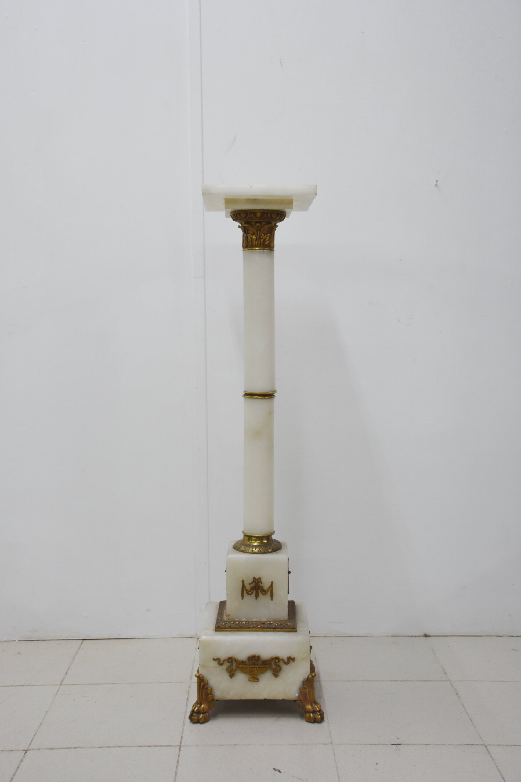Columna pedestal mármol blanco - Imagen 8