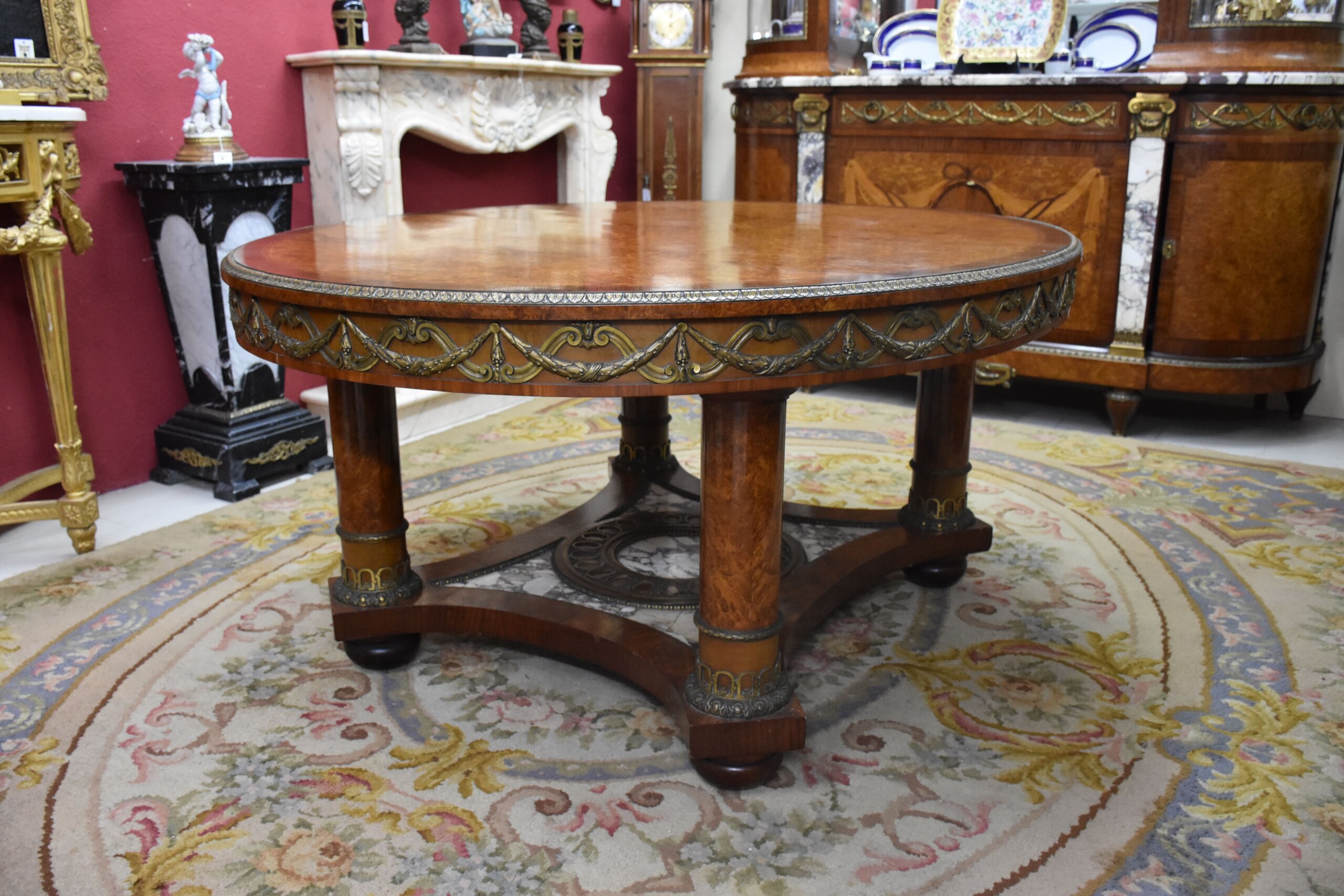 Conjunto mesa y 8 sillas Imperio comedor - Imagen 13