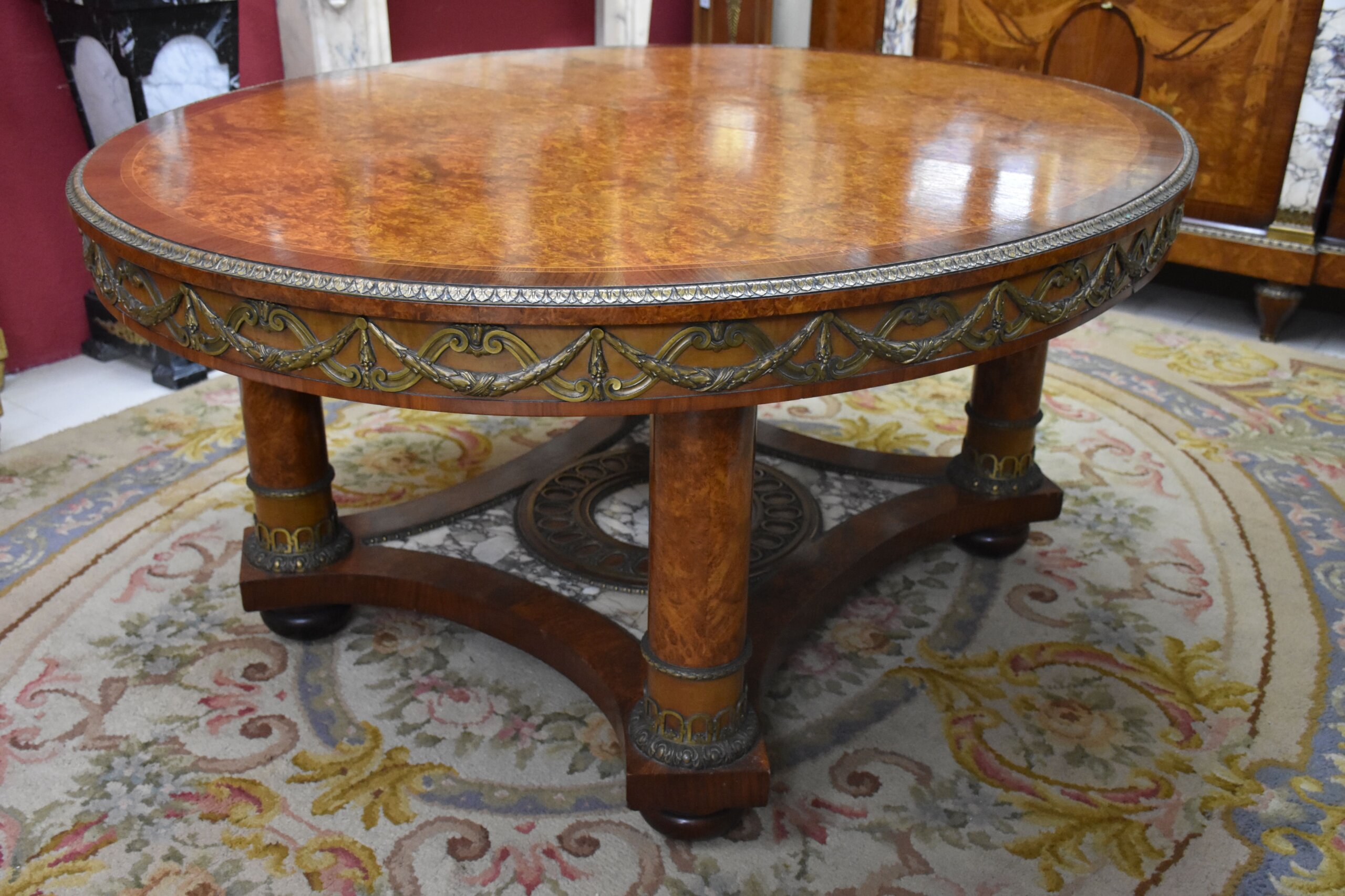 Conjunto mesa y 8 sillas Imperio comedor - Imagen 12