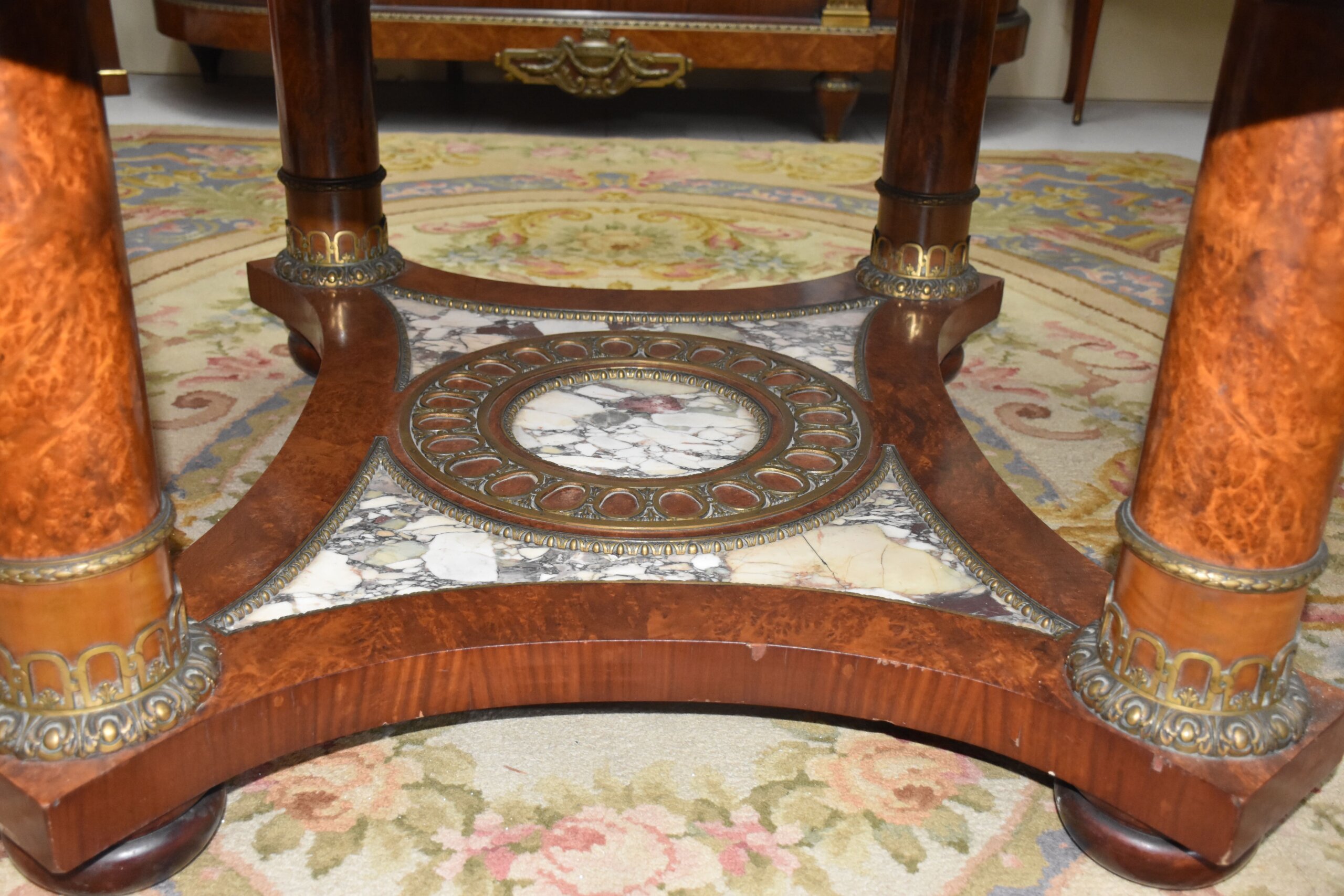 Conjunto mesa y 8 sillas Imperio comedor - Imagen 9